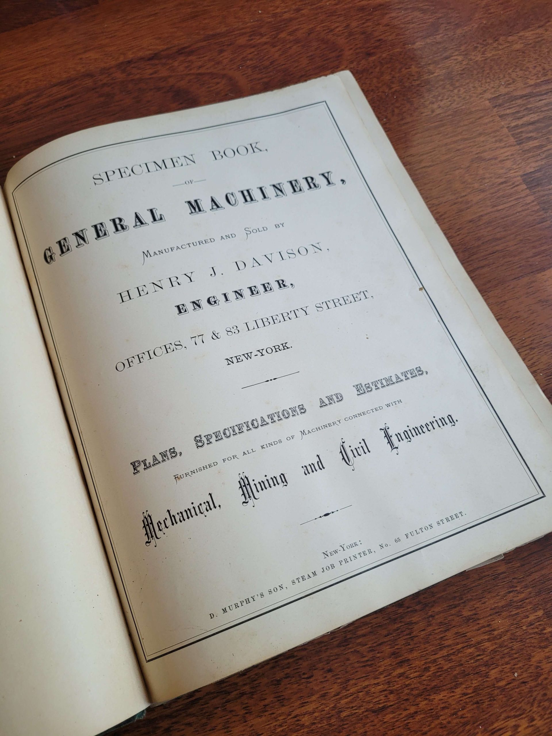 General Machinery (1869) (Henry J. Davidson)