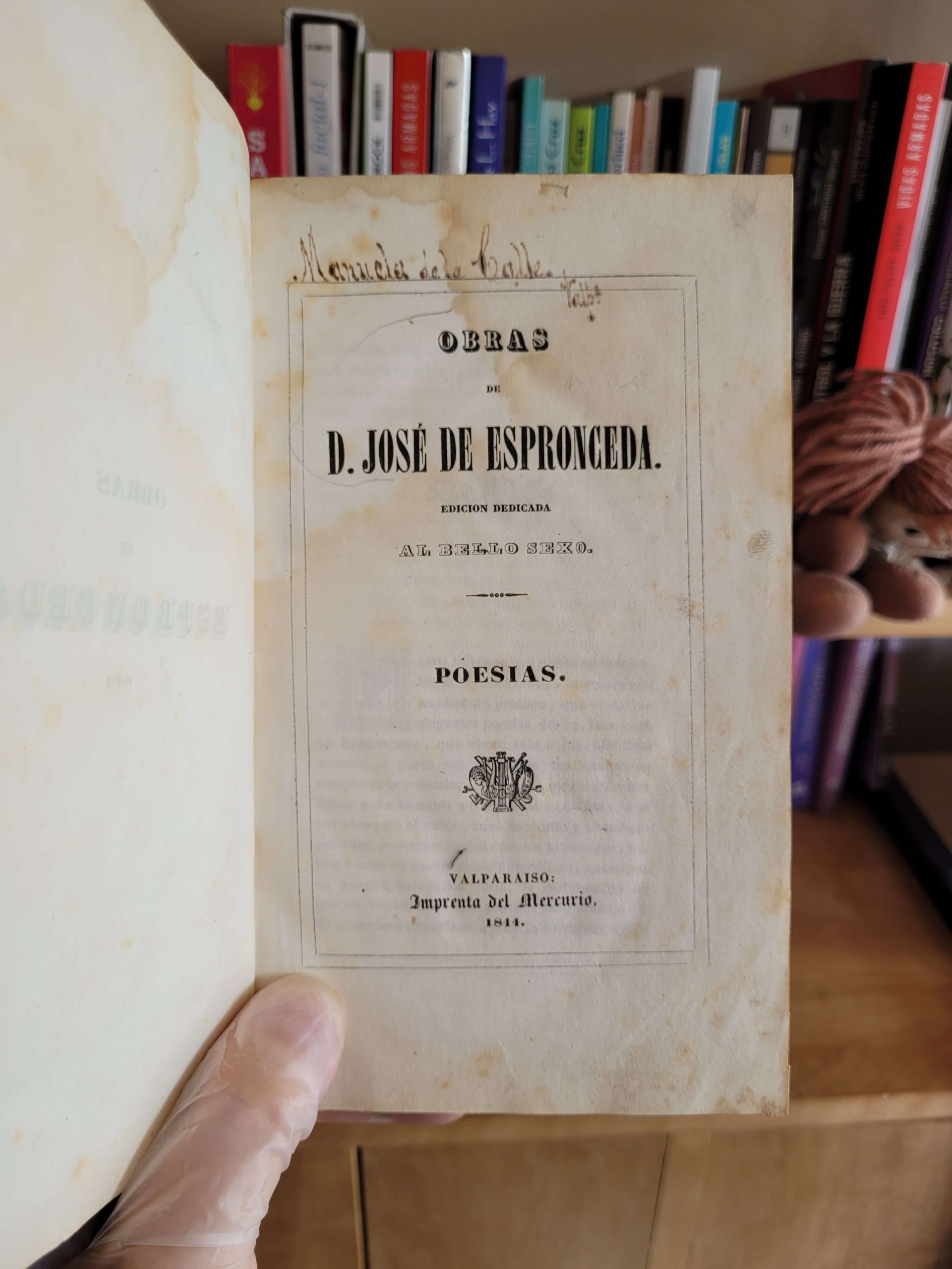 Obras de José de Espronceda (1844) (Imprenta de El Mercurio)