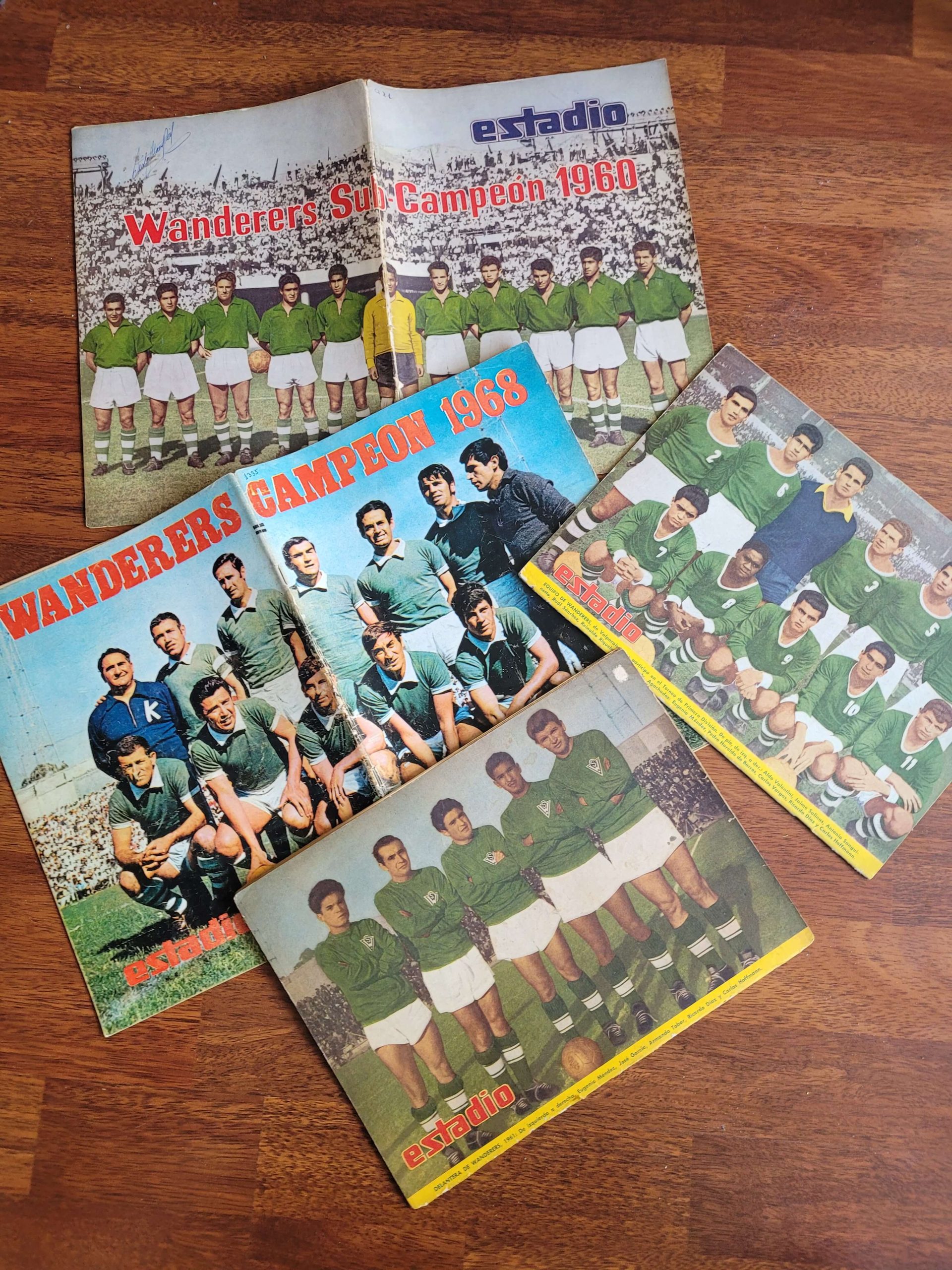 Pack Especial Wanderers años 60, revista Estadio