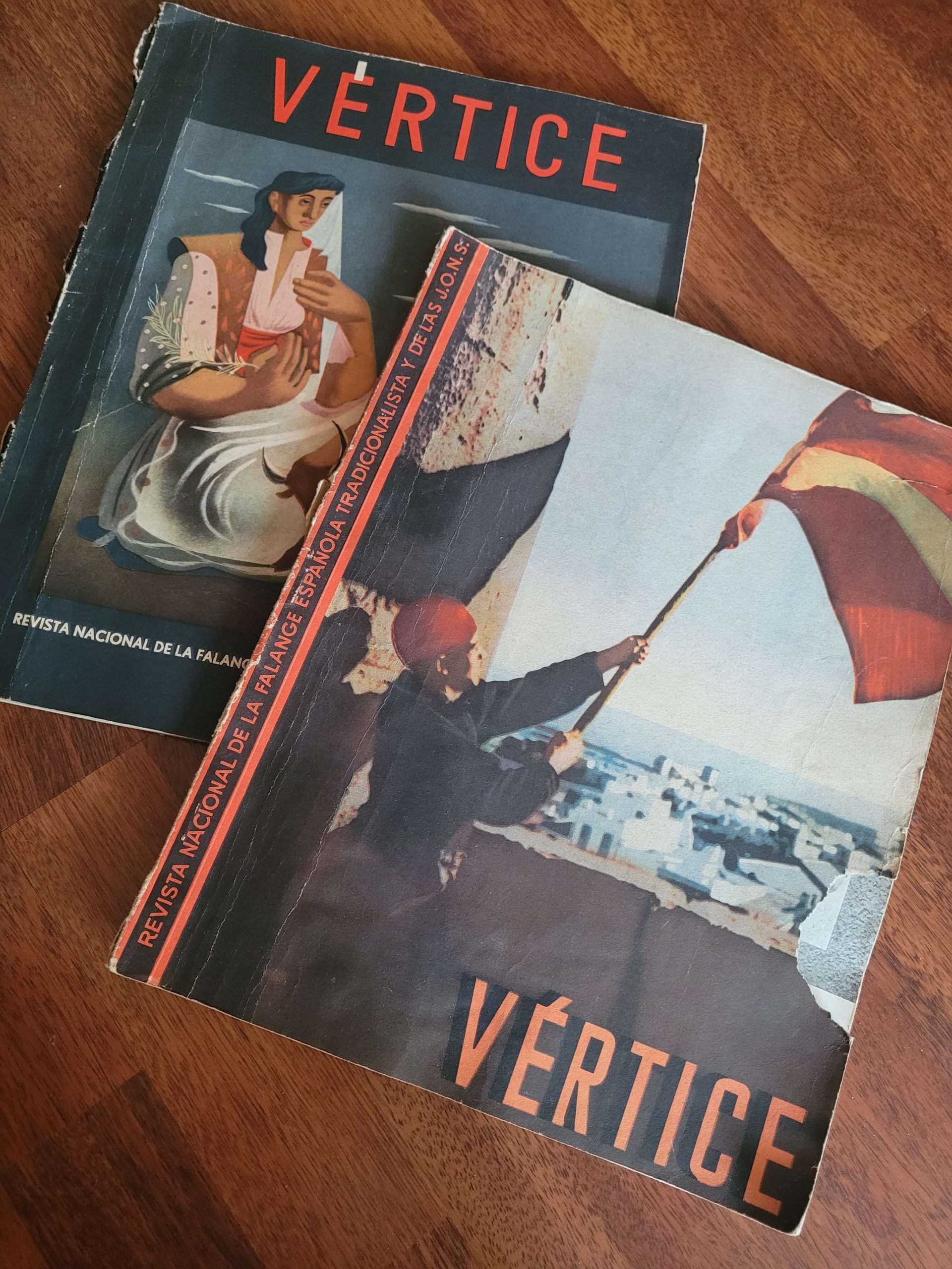 (1938) Revista Vértice: de la Falange española tradicionalista Nº10 y Nº11