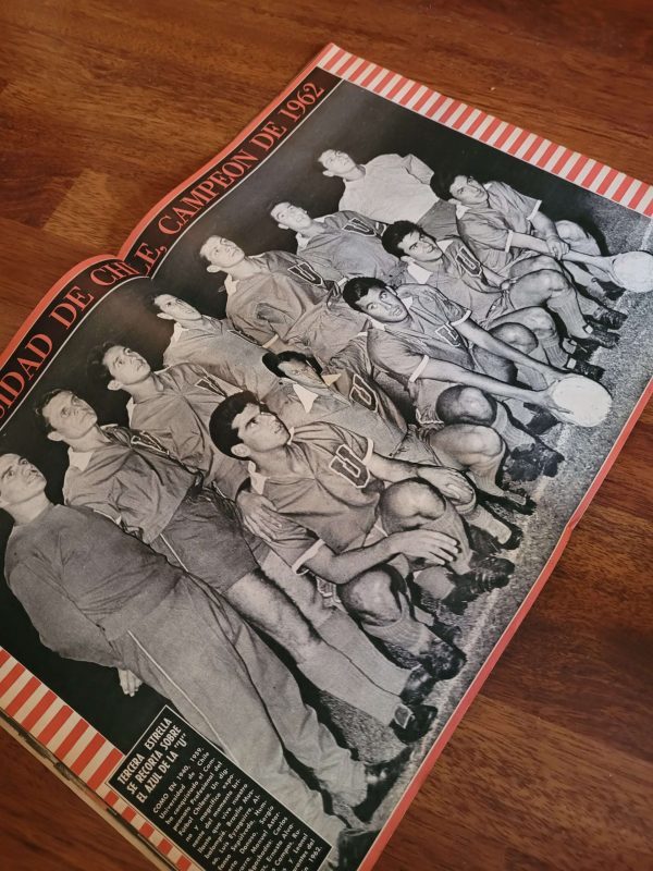 Pack Revista Gol y Gol: Especial Universidad de Chile campeón 1962, 1964 y 1965 “El Ballet Azul”