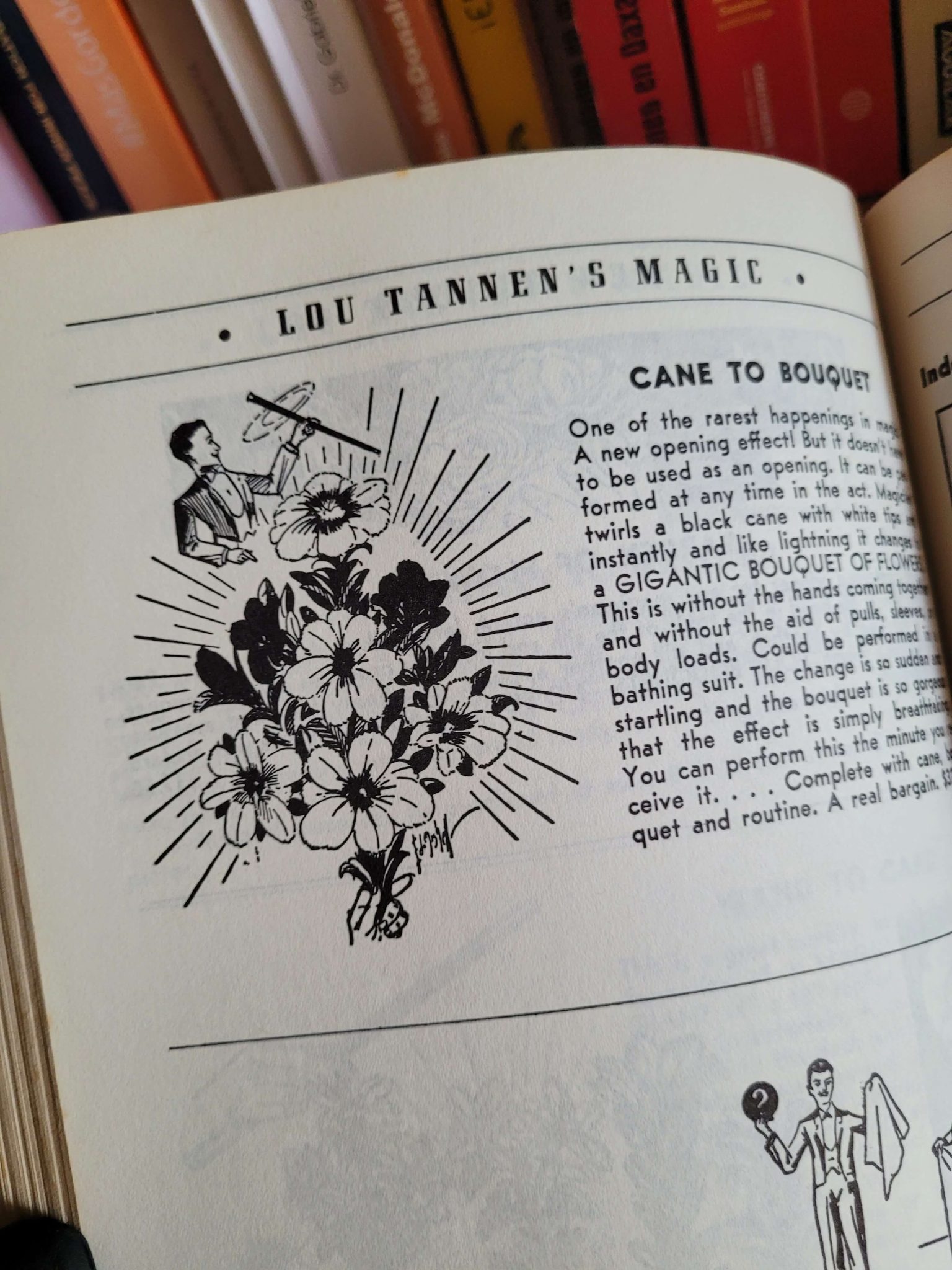 (1966) Louis Tannen magic catalog Páginas con Historia