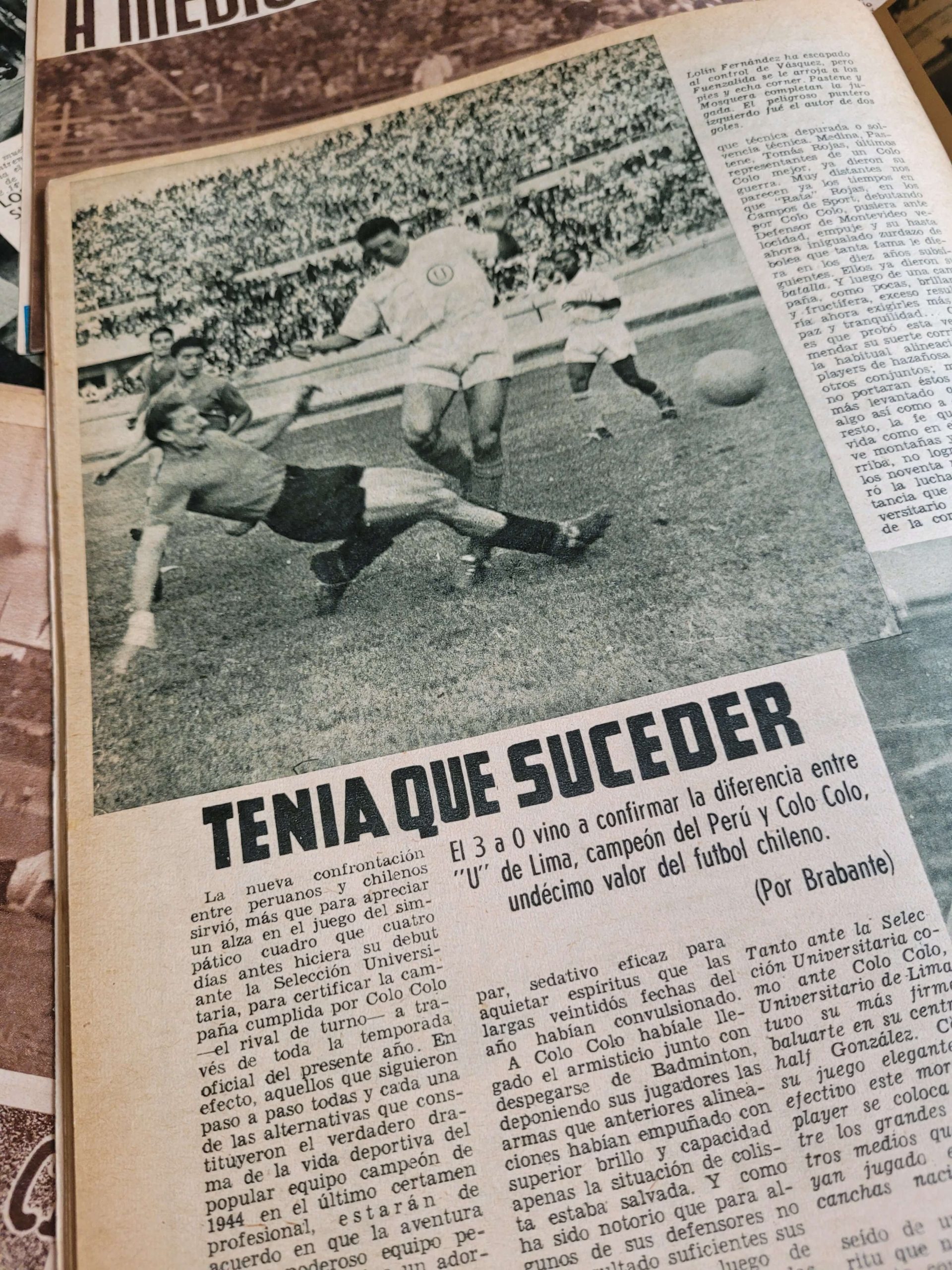 Pack revista Estadio Colo Colo años 40s