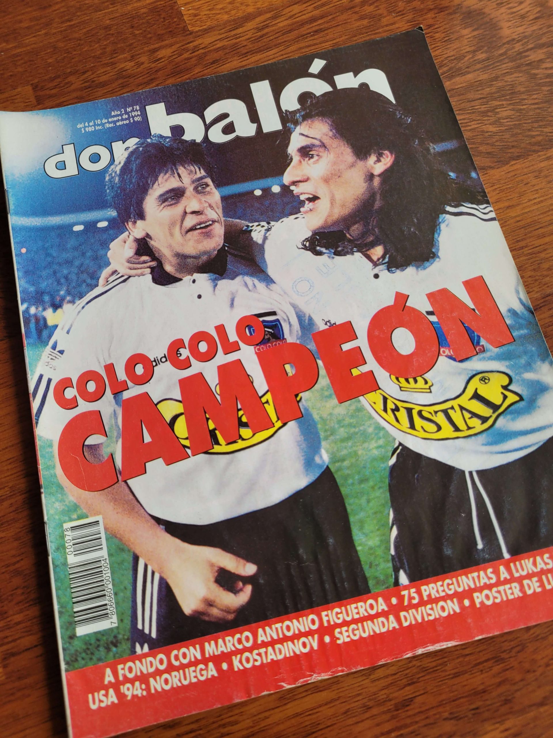 (1993) Don Balón Colo Colo campeón 93