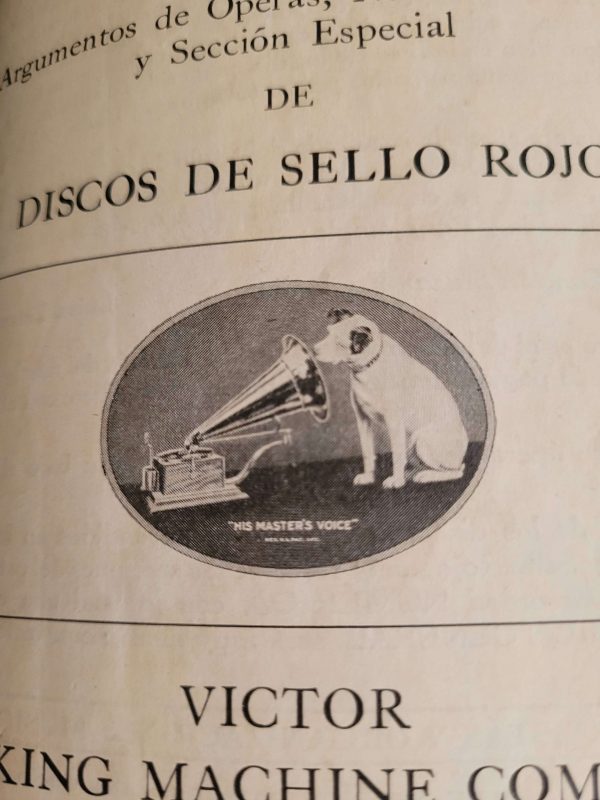 (1925) Catálogo 1924-1925 Discos Víctor