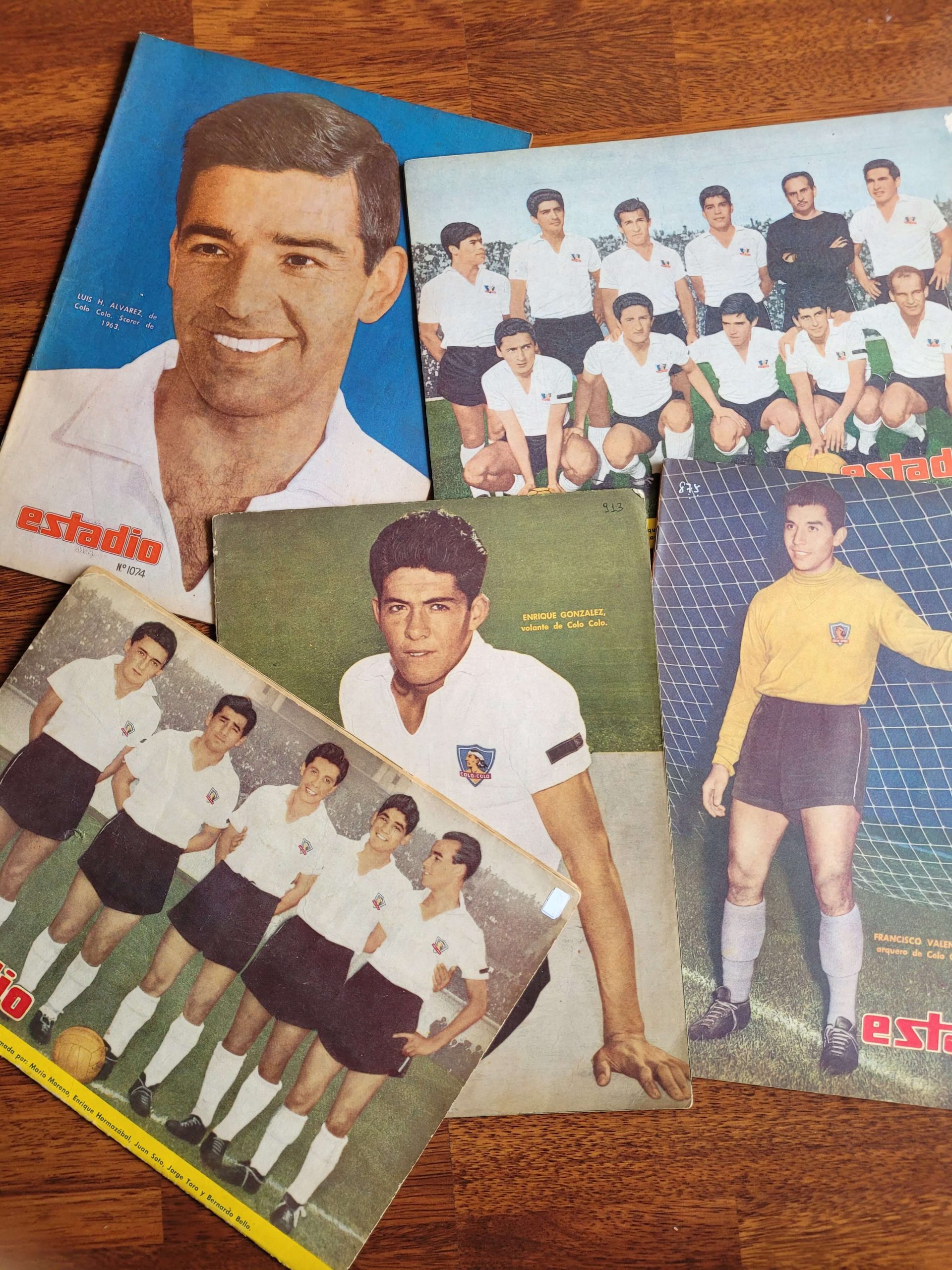 Pack Especial Colo Colo años 60, revista Estadio