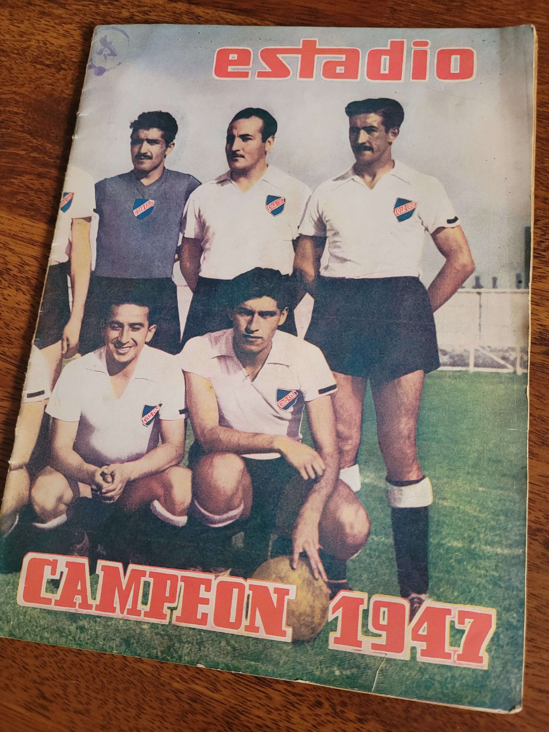 (1947) Revista Estadio: Colo Colo campeón 47
