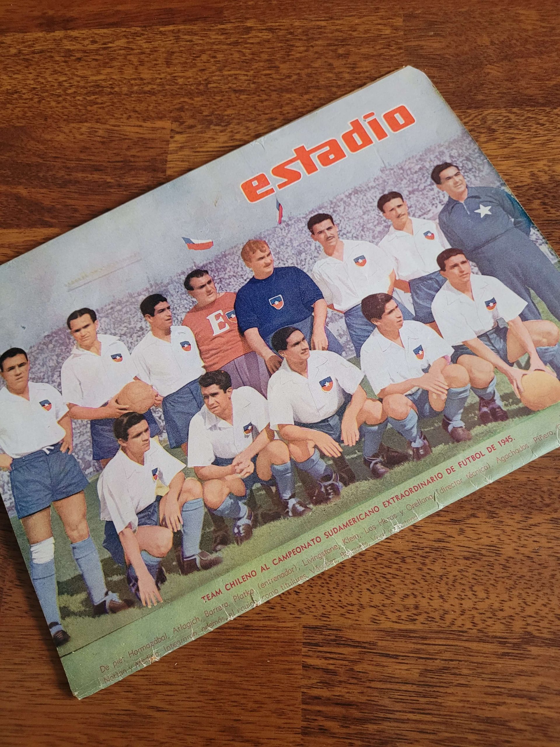 (1945) Revista Estadio: Copa América Chile 1945