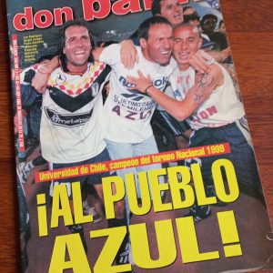 (1999) Revista Don Balón Universidad de Chile campeón 99