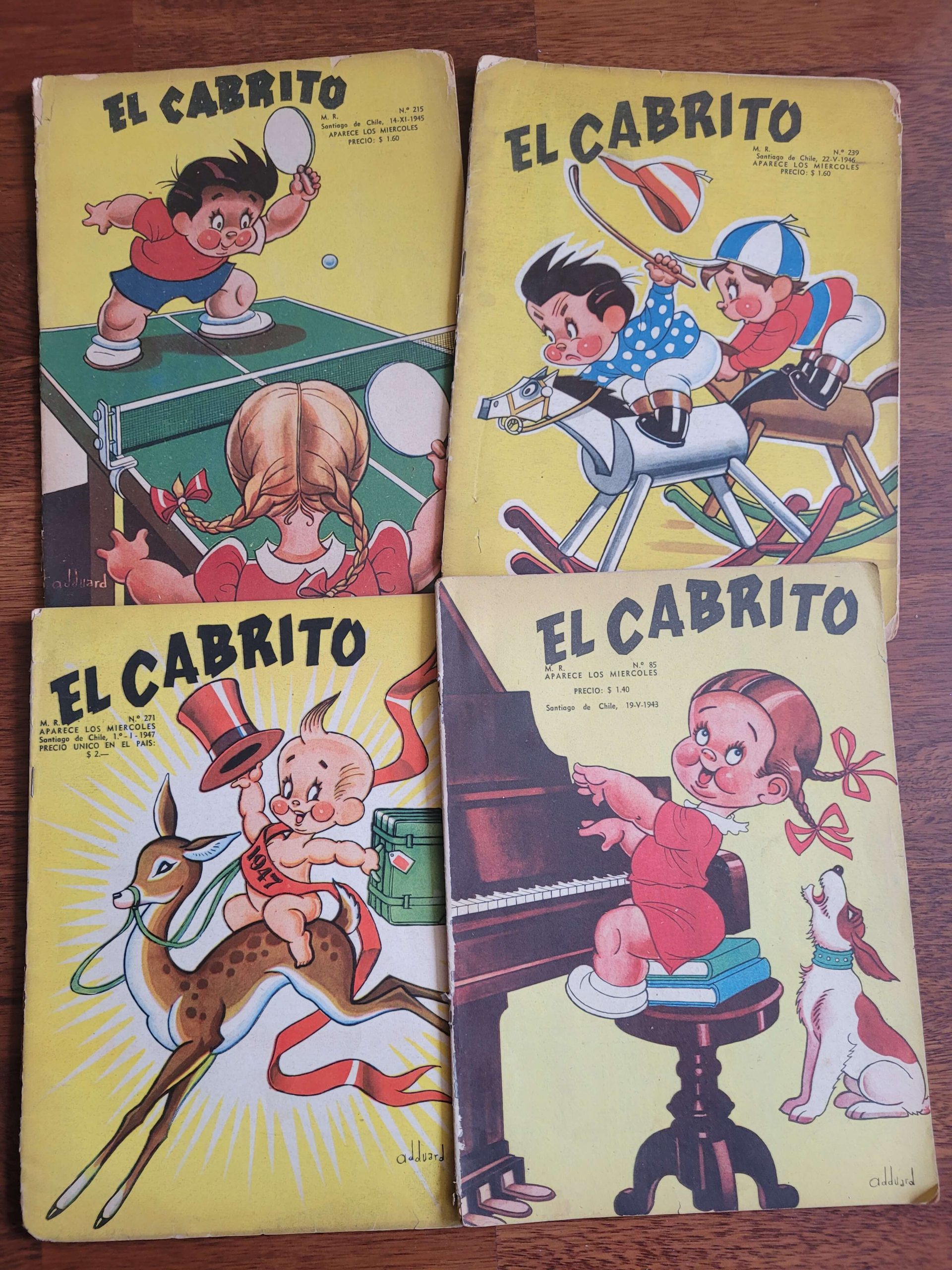 Pack revista El Cabrito años 40s (x4)