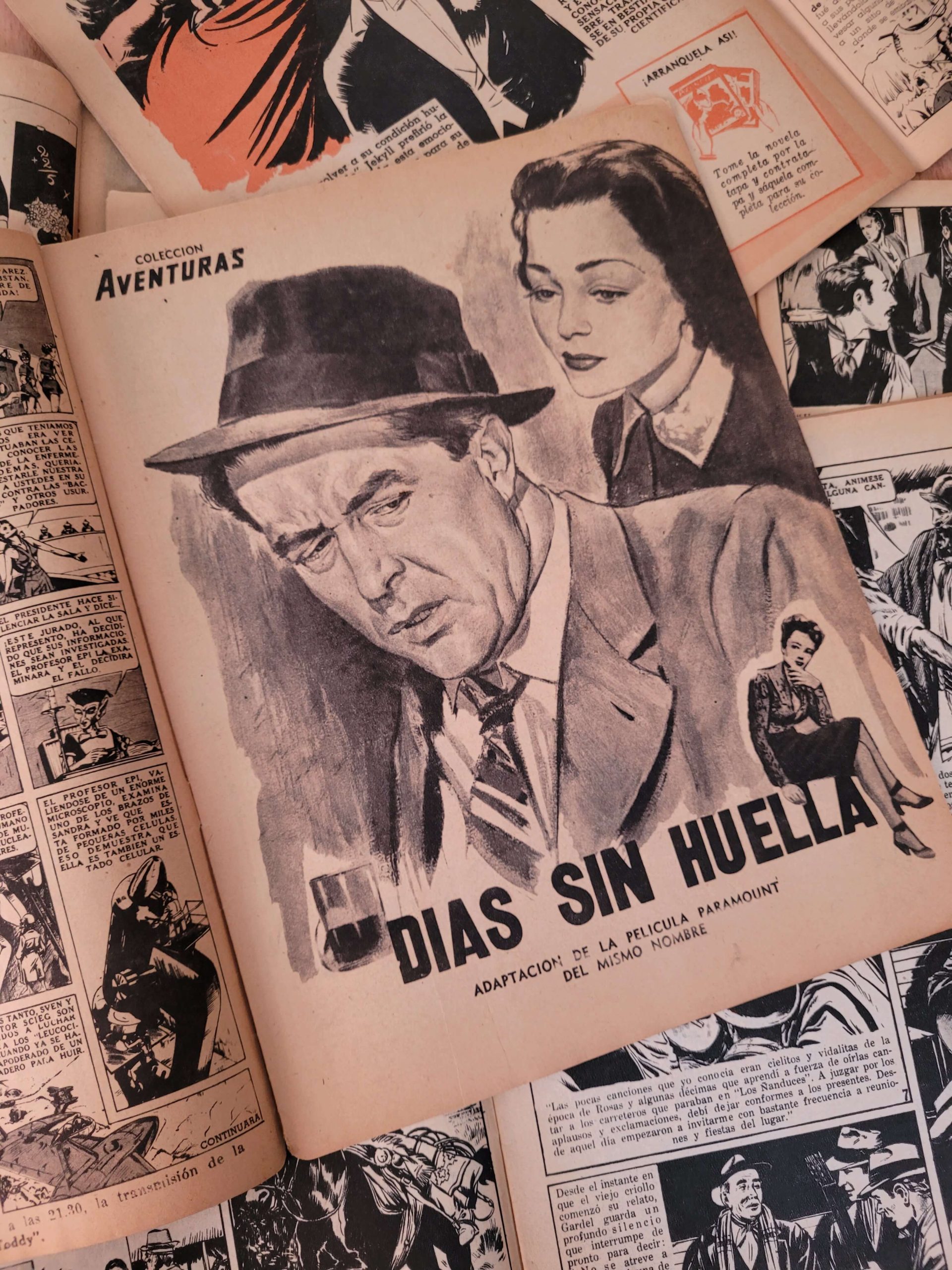 Pack revista Aventuras, años 40s (x5)