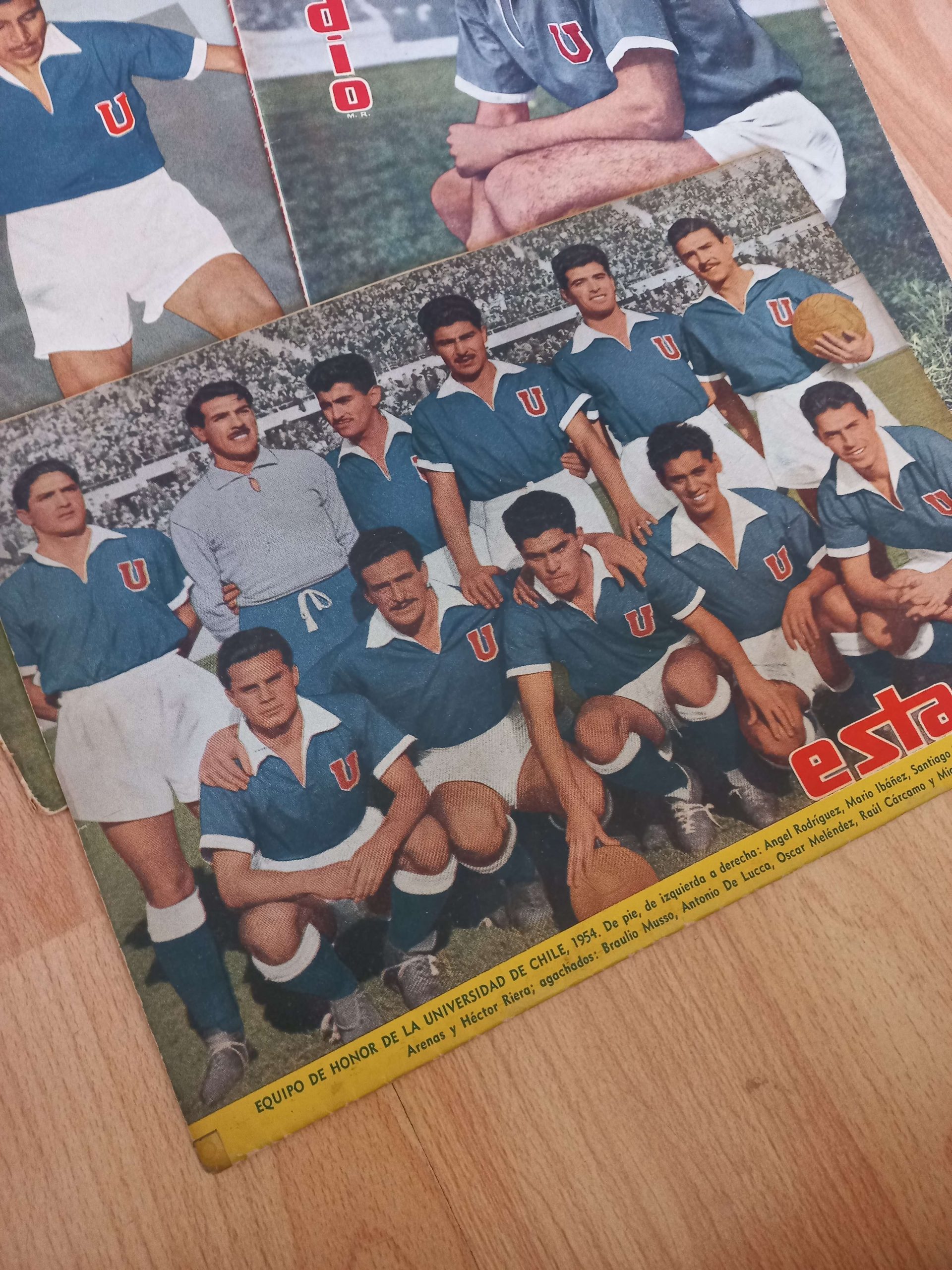 Pack Revista Estadio Universidad de Chile años 50s (x4)