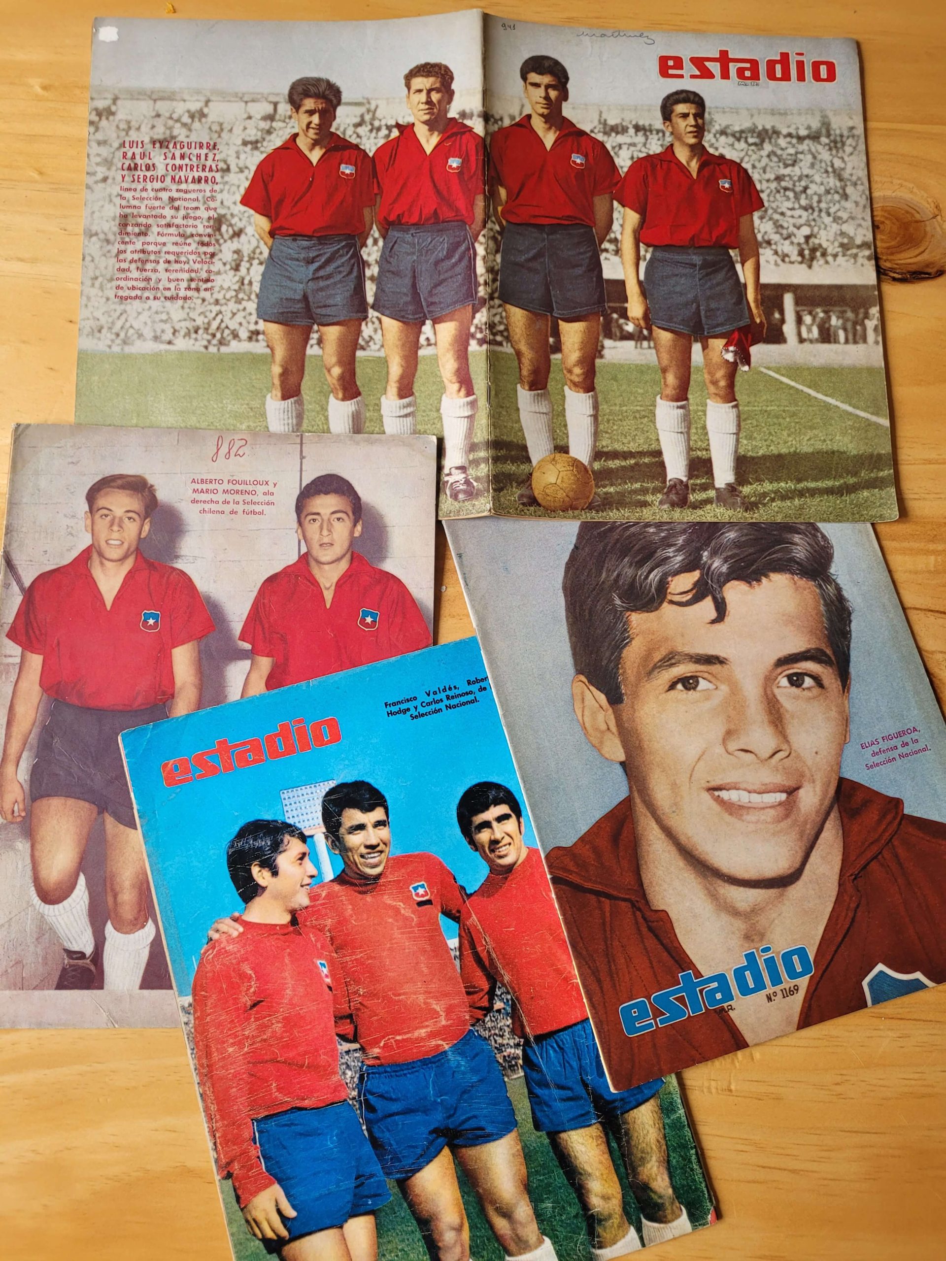 Pack Estadio Selección chilena, años 60s (x4)