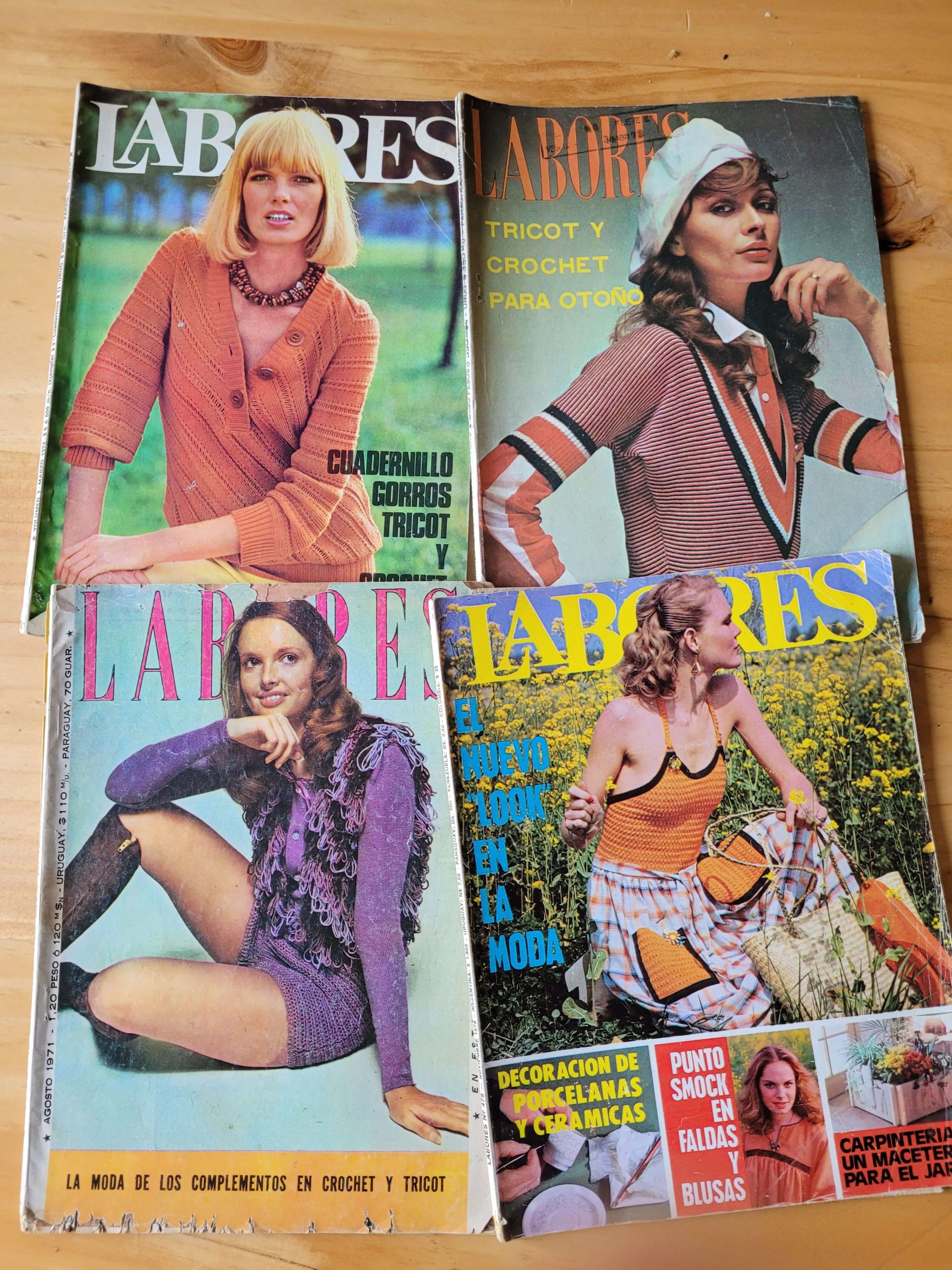 Pack revista LABORES años 70s (x4)