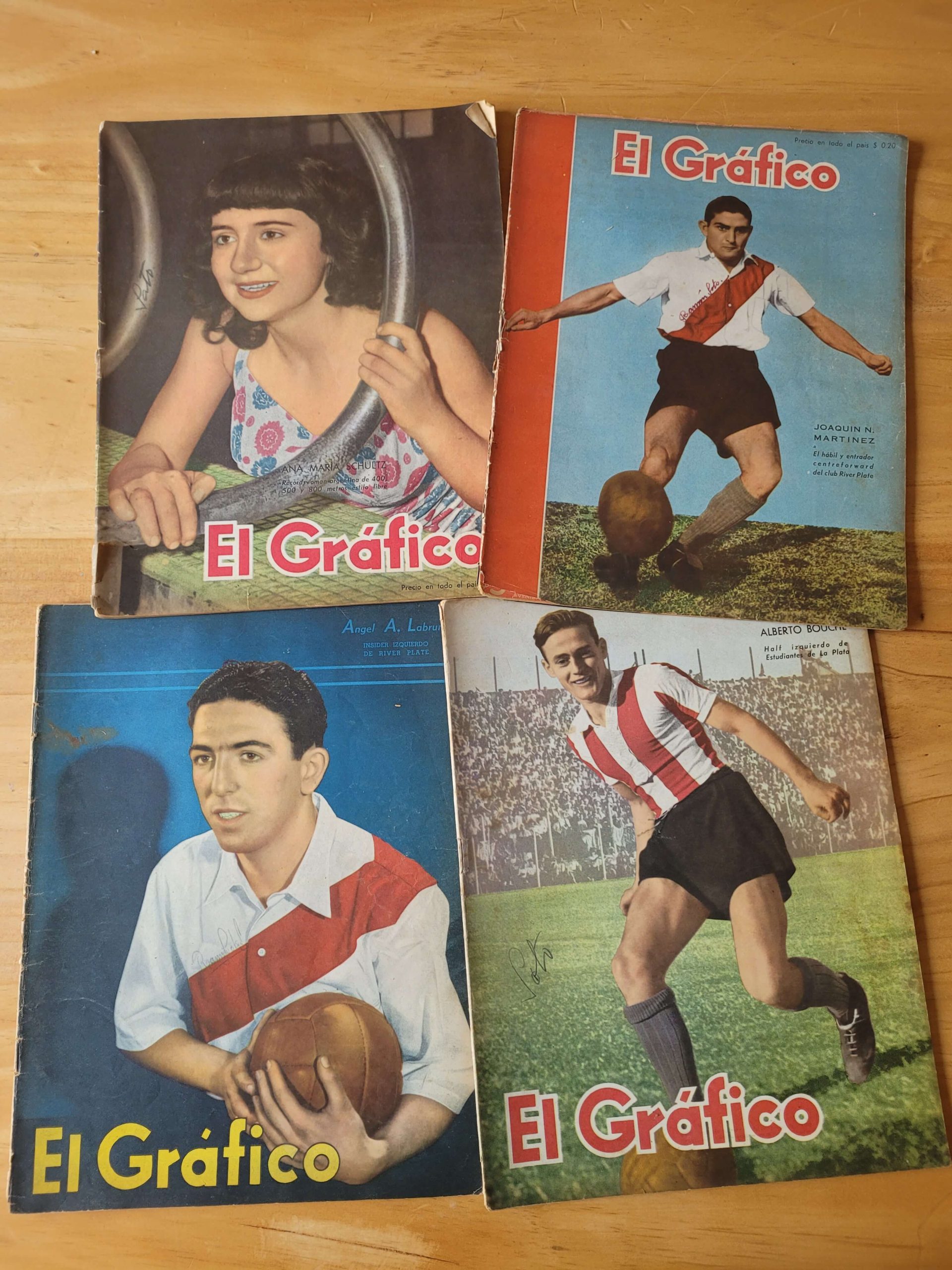 Pack EL GRAFICO (Argentina) años 40s (x4)