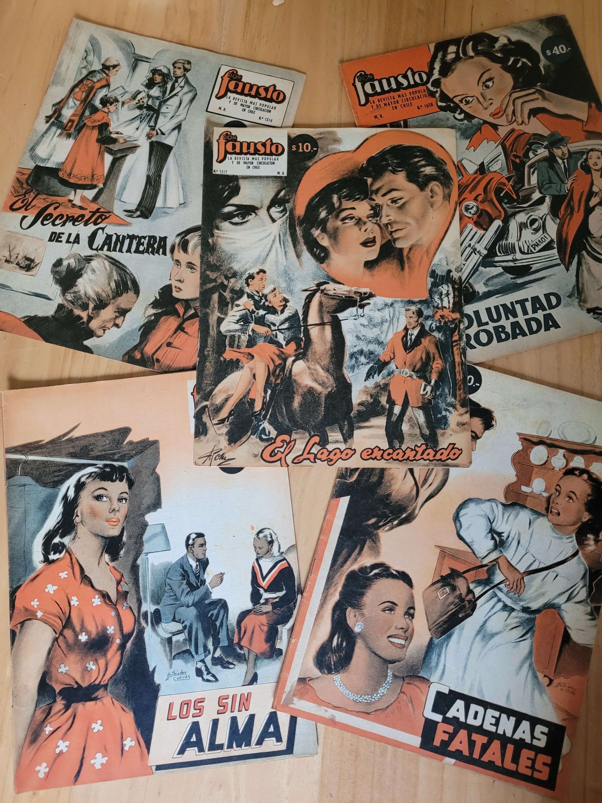 Pack revista Don Fausto años 50s (x5)