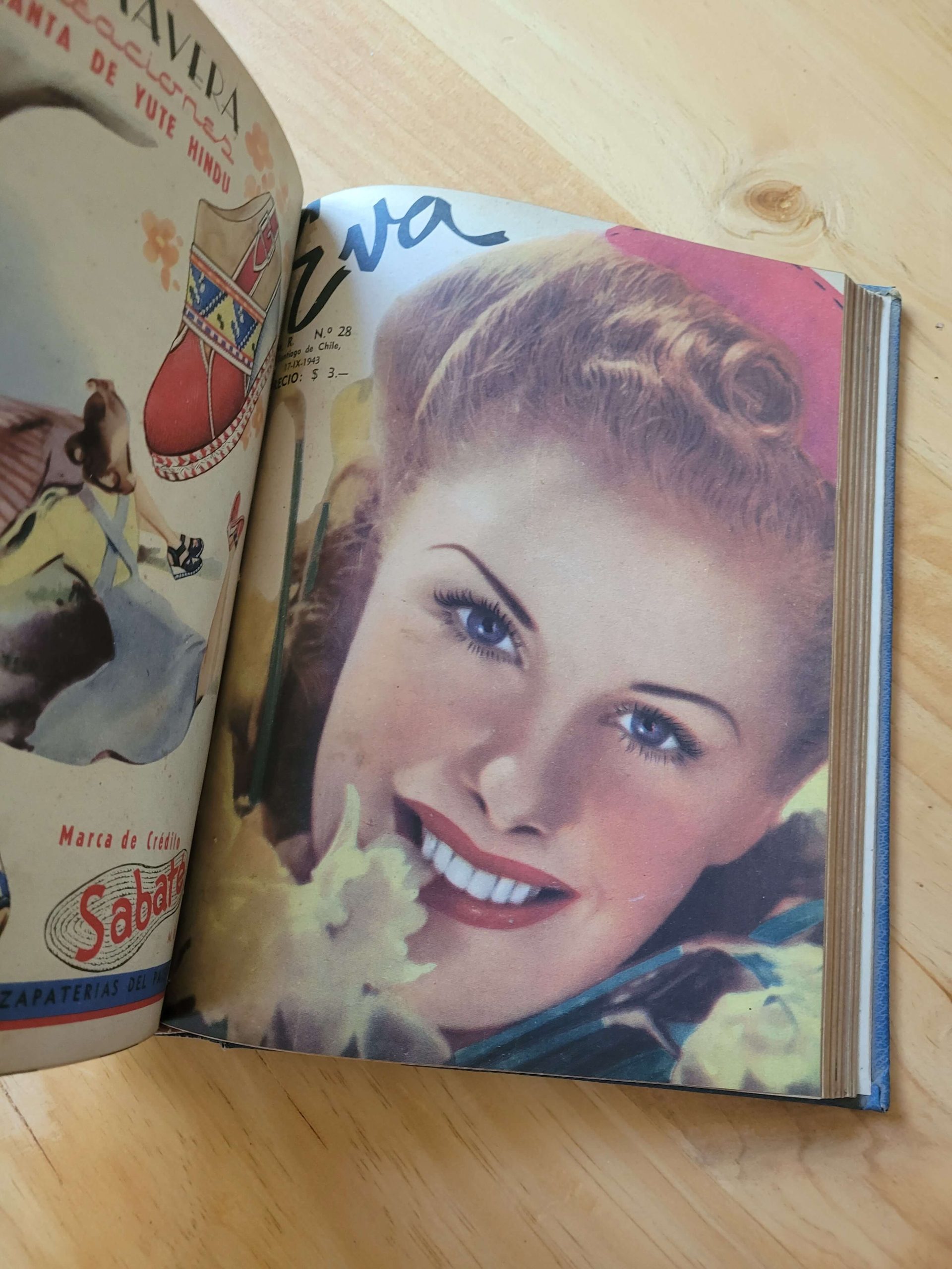 (1943) Empaste de revista EVA (10 revistas)