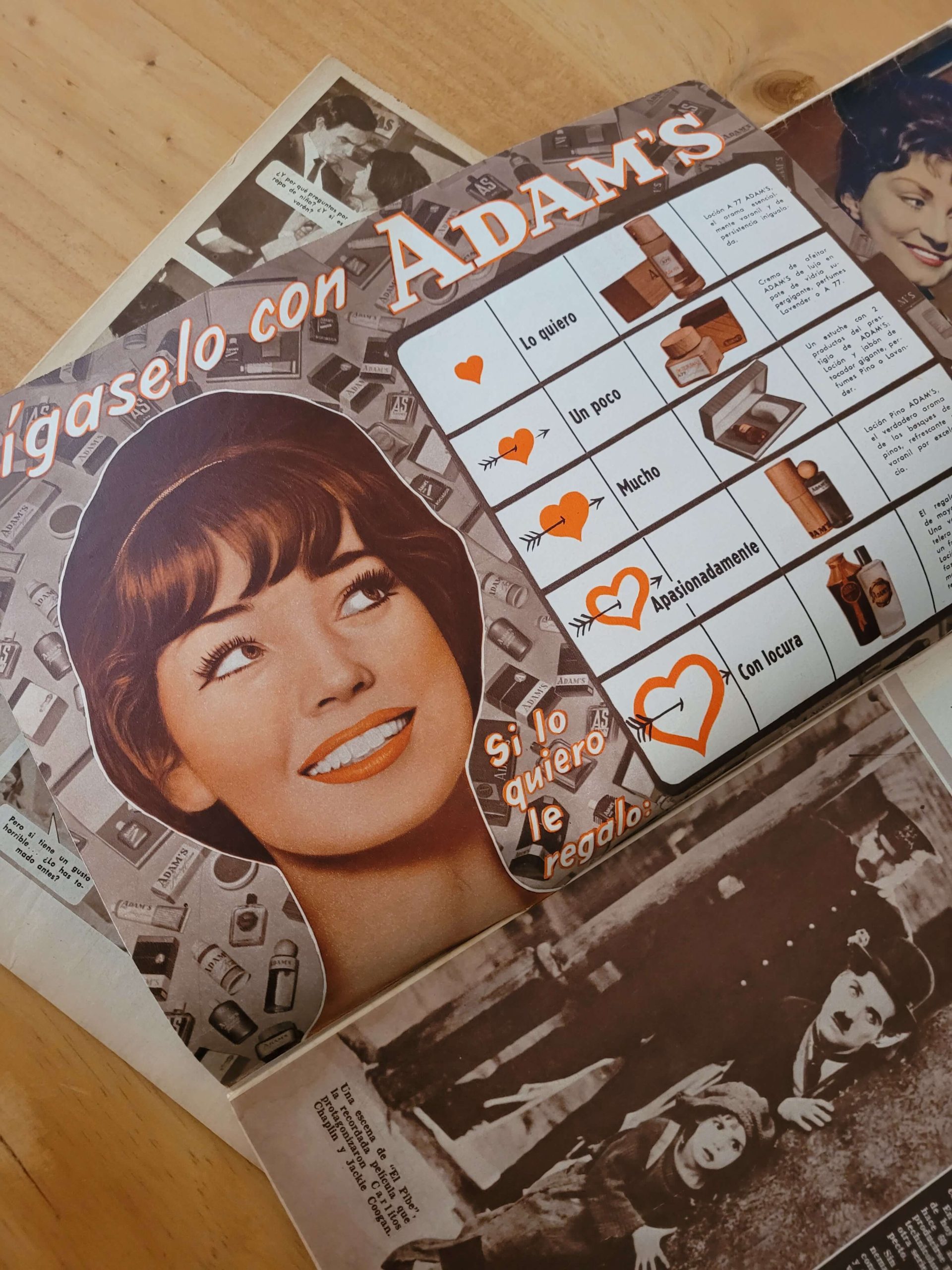 Pack revista Cine Amor años 60s (x4)