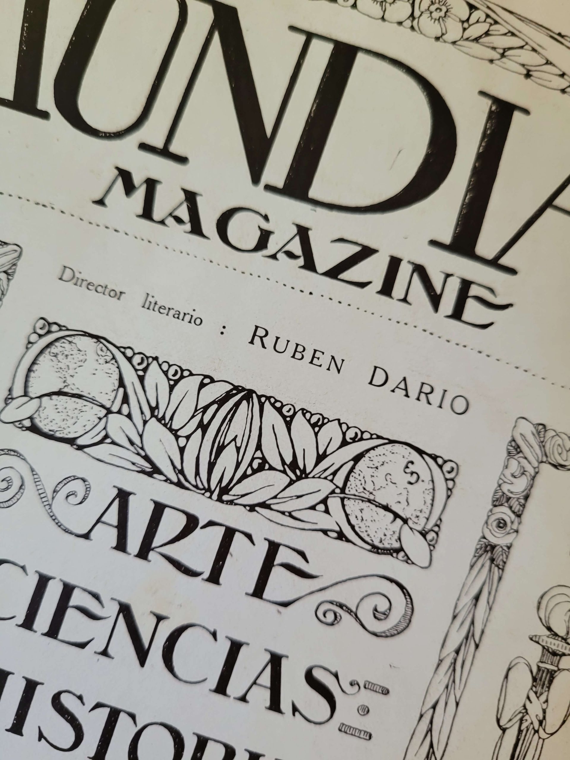 (1911) Empaste revista MUNDIAL MAGAZINE, de Rubén Darío (6 revistas)