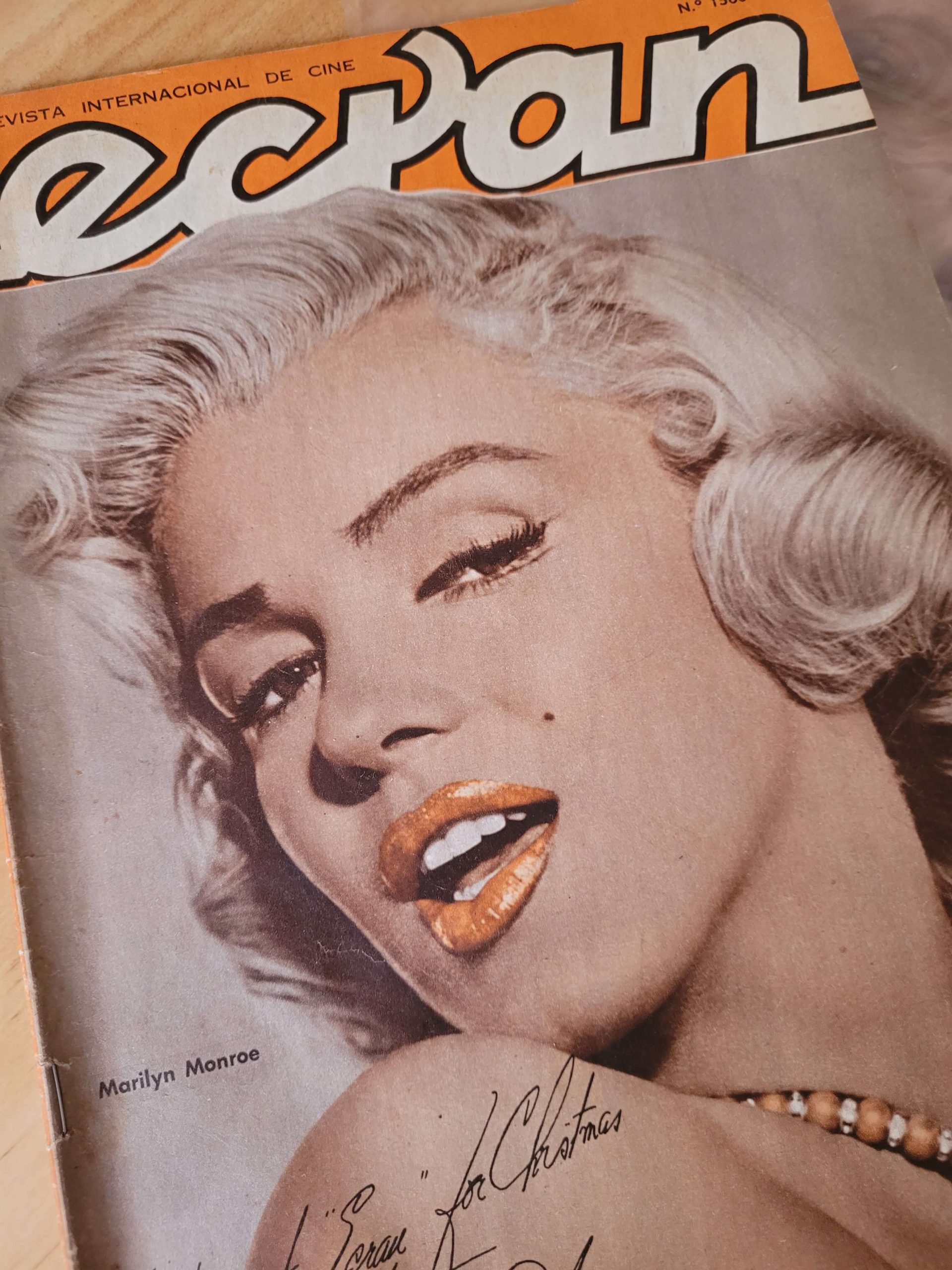(1960) Revista ECRAN, portada Marilyn Monroe