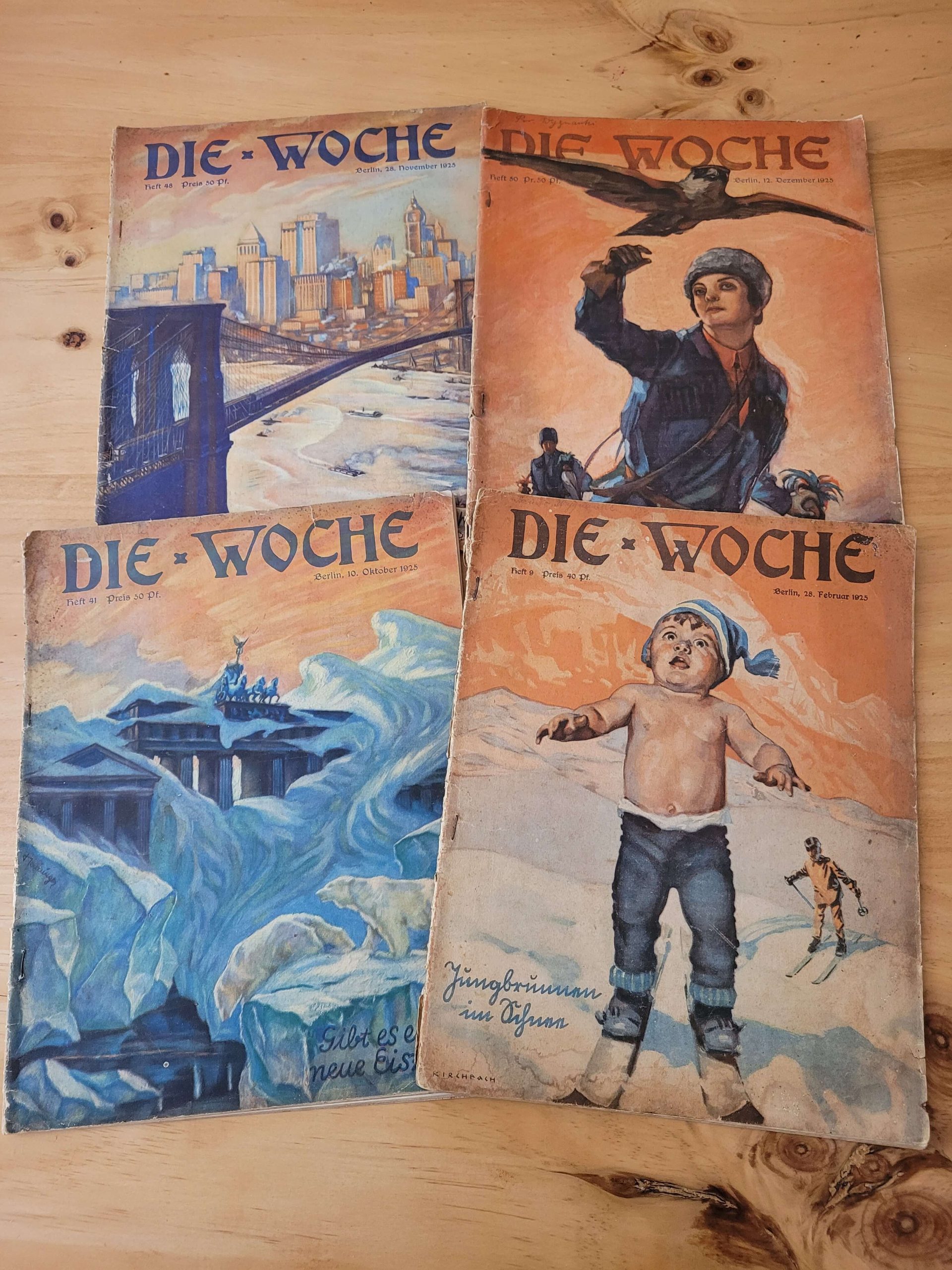 Pack revista DIE WOCHE, años 20s (x4)