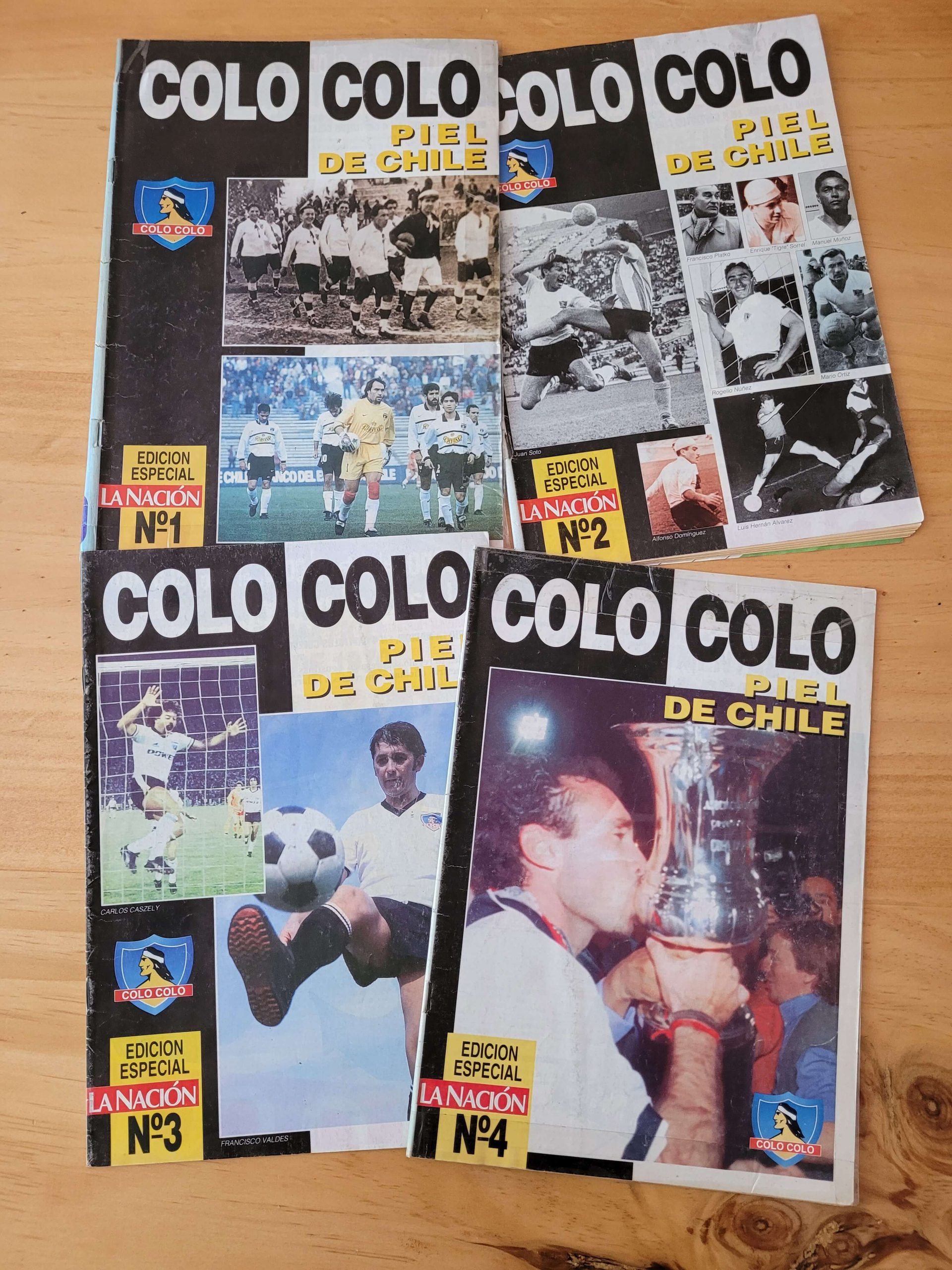 Pack revista COLO COLO Piel de Chile