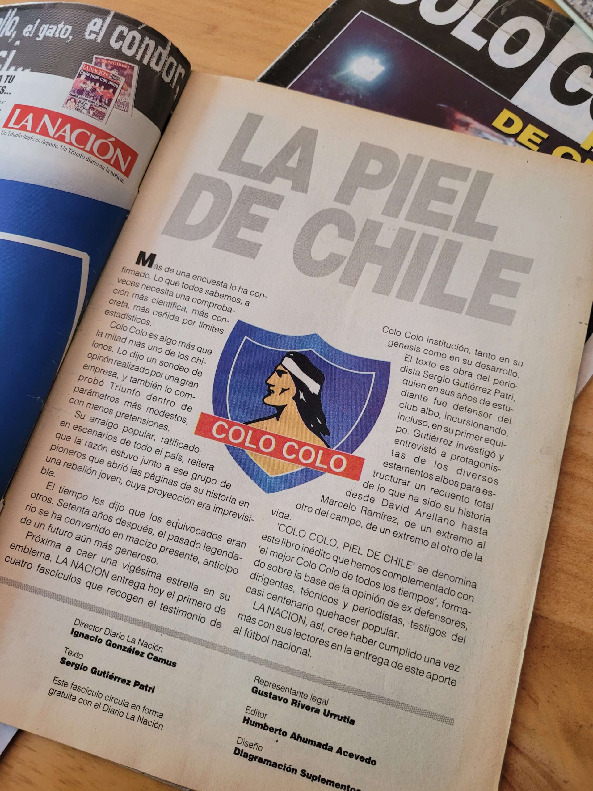 Pack revista COLO COLO Piel de Chile