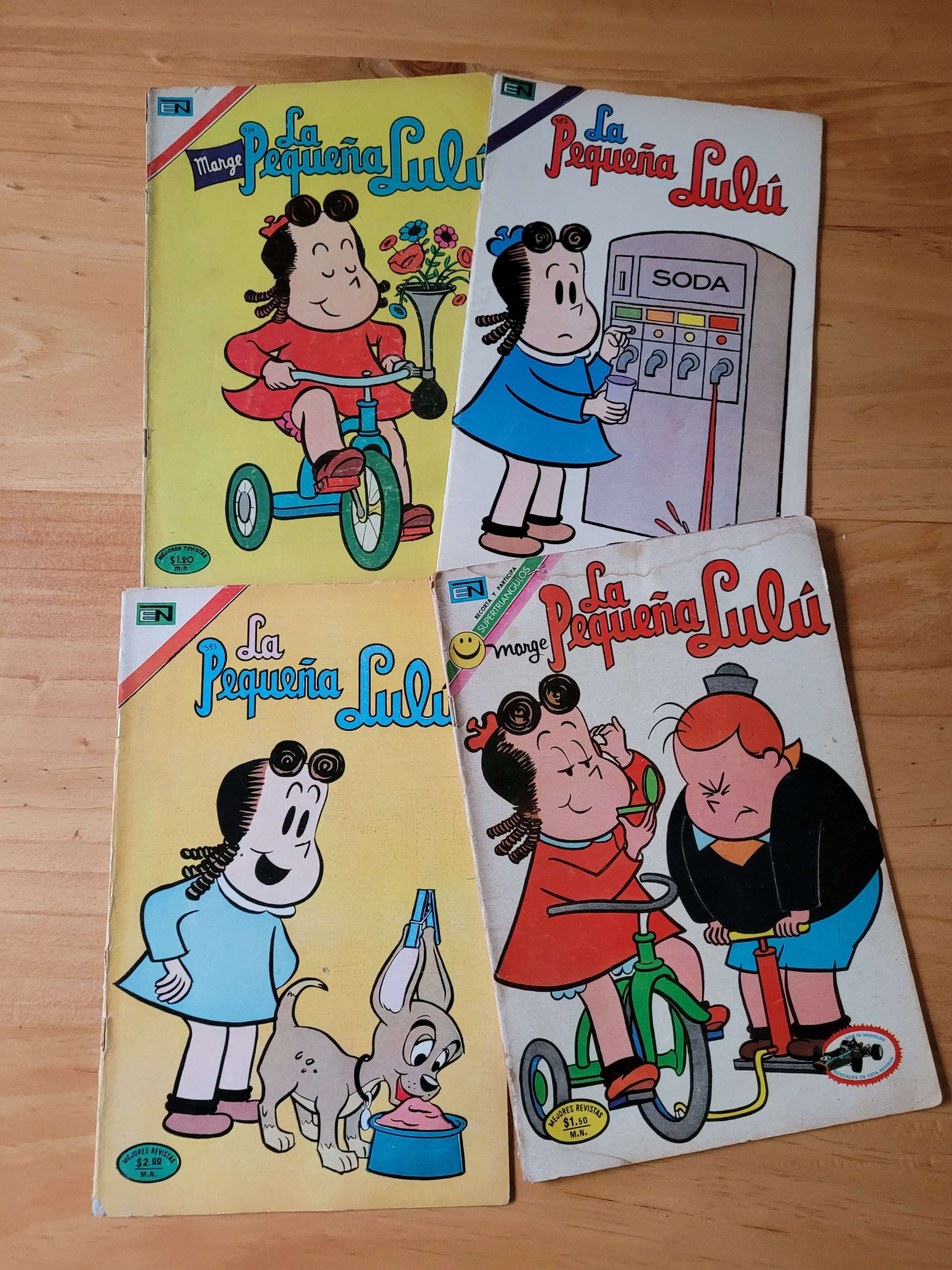 Pack PEQUEÑA LULU, años 70s (x4)