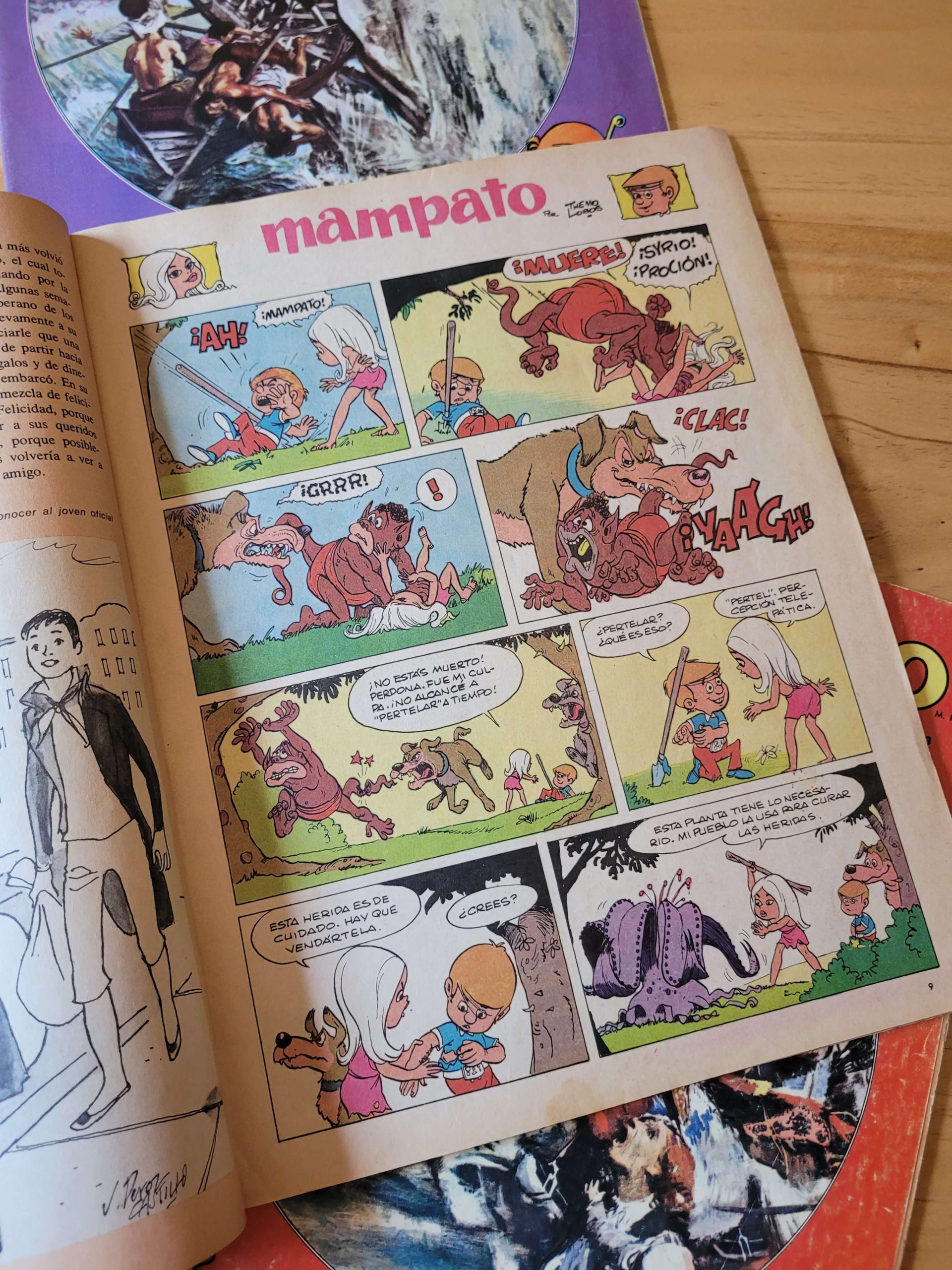 Pack revista Mampato años 70s (x4)