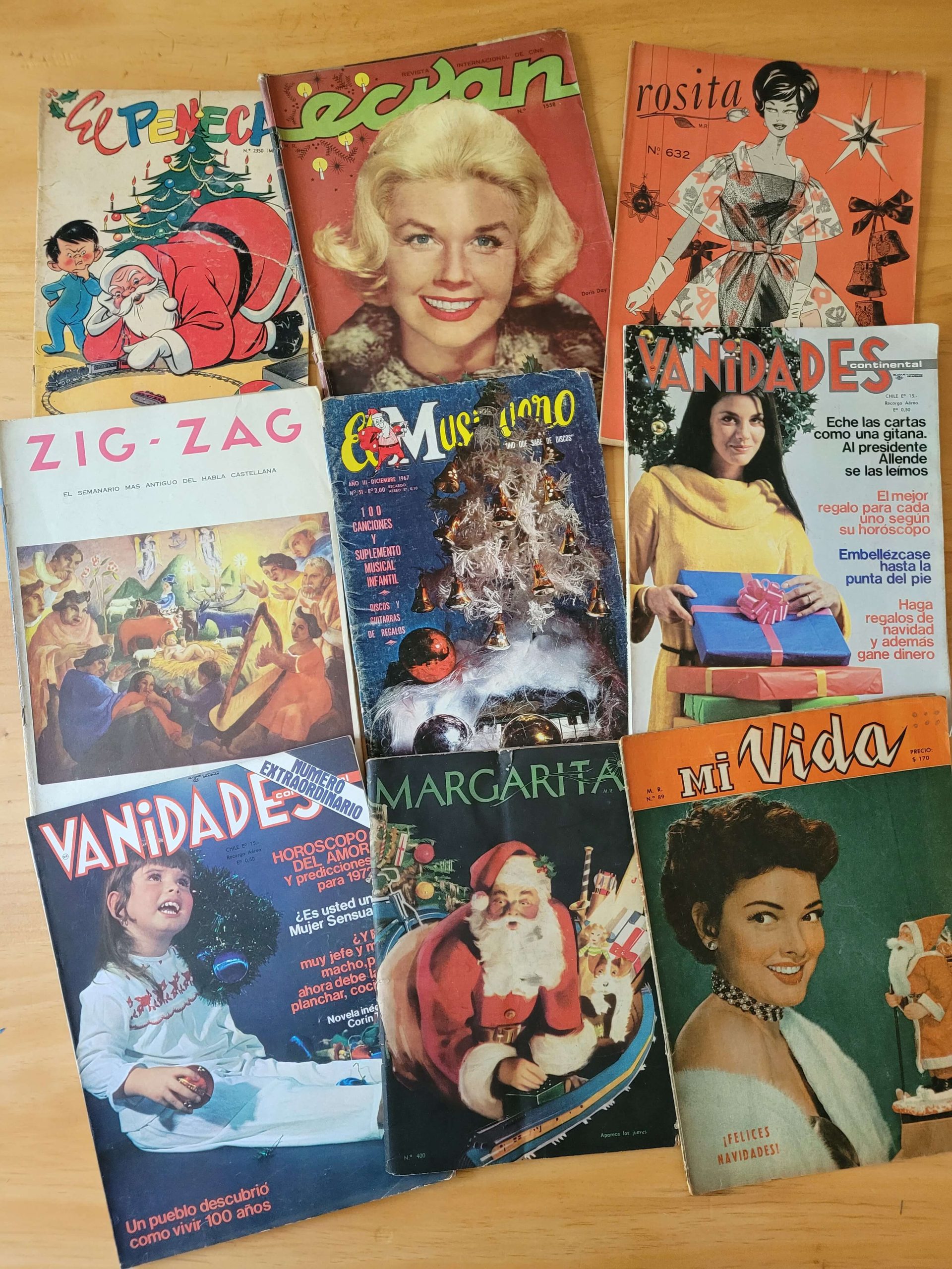 Pack ESPECIAL navideño -Revistas antiguas dedicadas a la navidad- (x9)