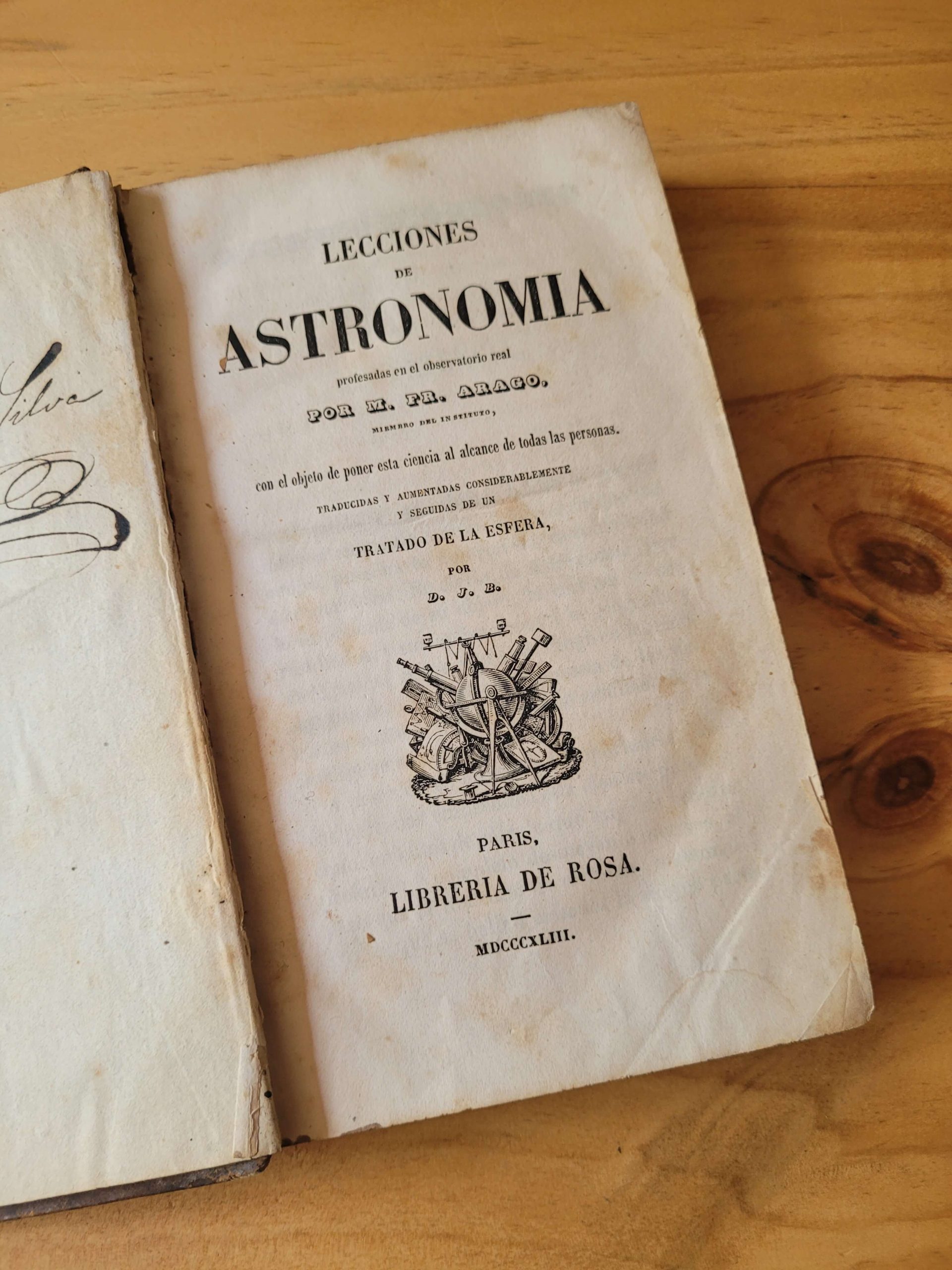 Lección de Astronomía (1843) (Dr. Francisco Arago)