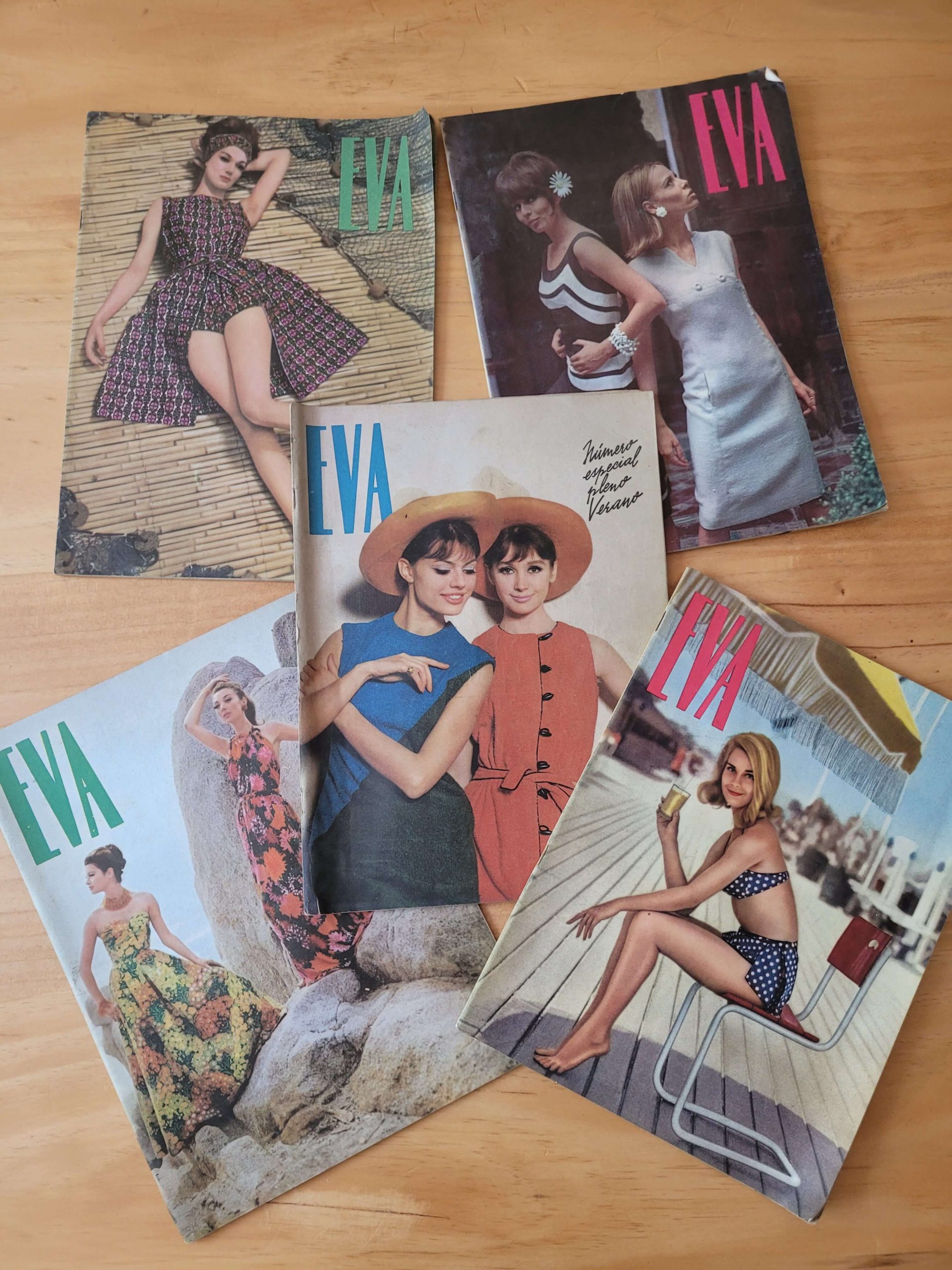 Pack EVA, años 60s -Moda y verano- (x5)