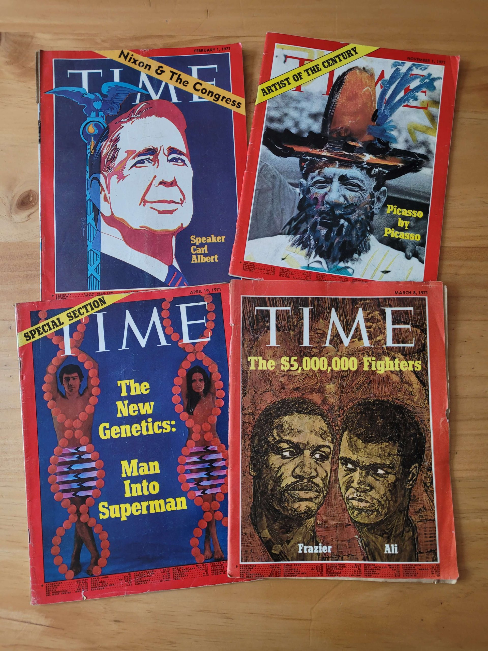 Pack revista TIMES, años 70s (x4)