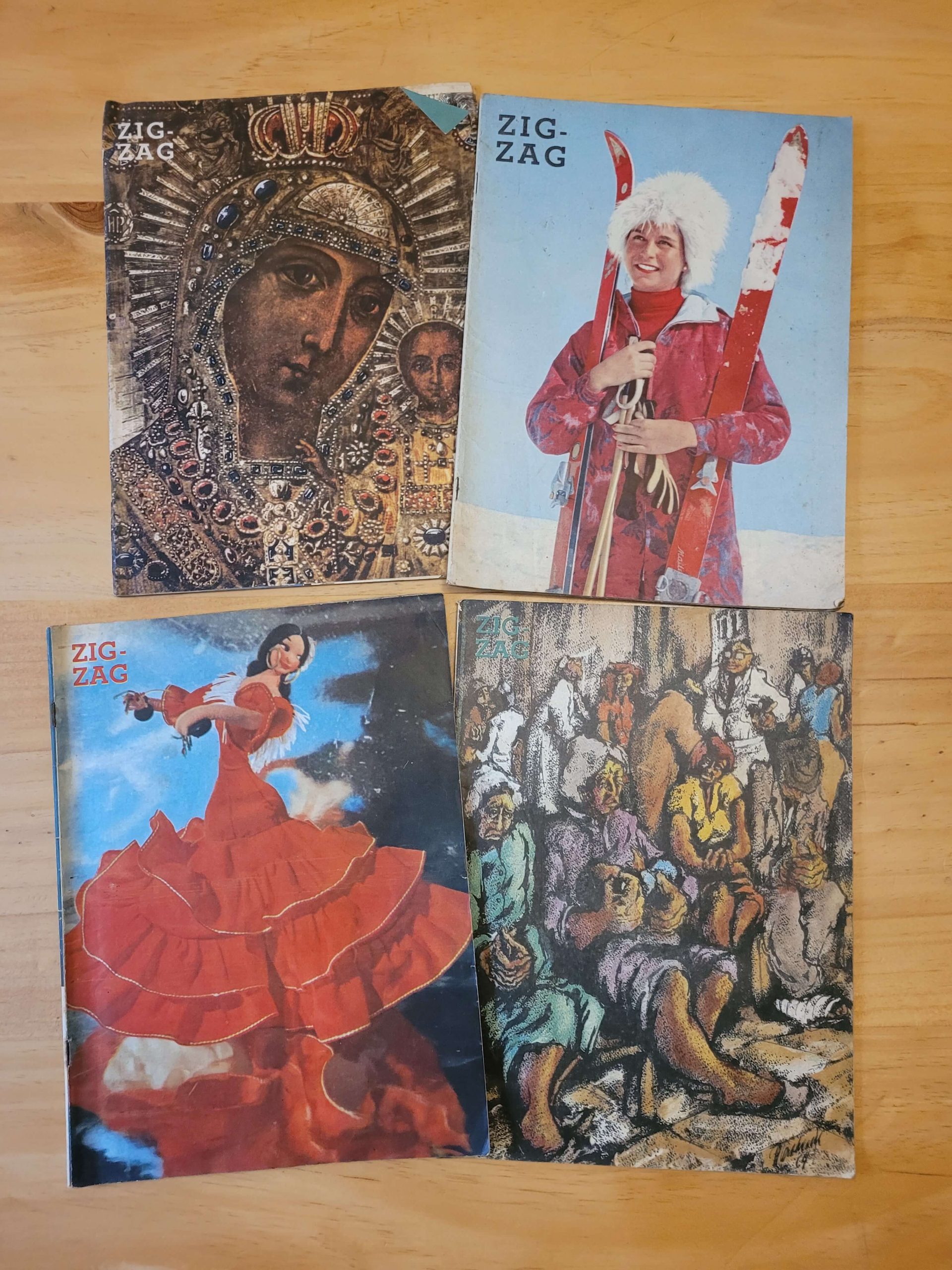 Pack ZIG ZAG, años 60s -Cultura y miscelaneos- (x4)