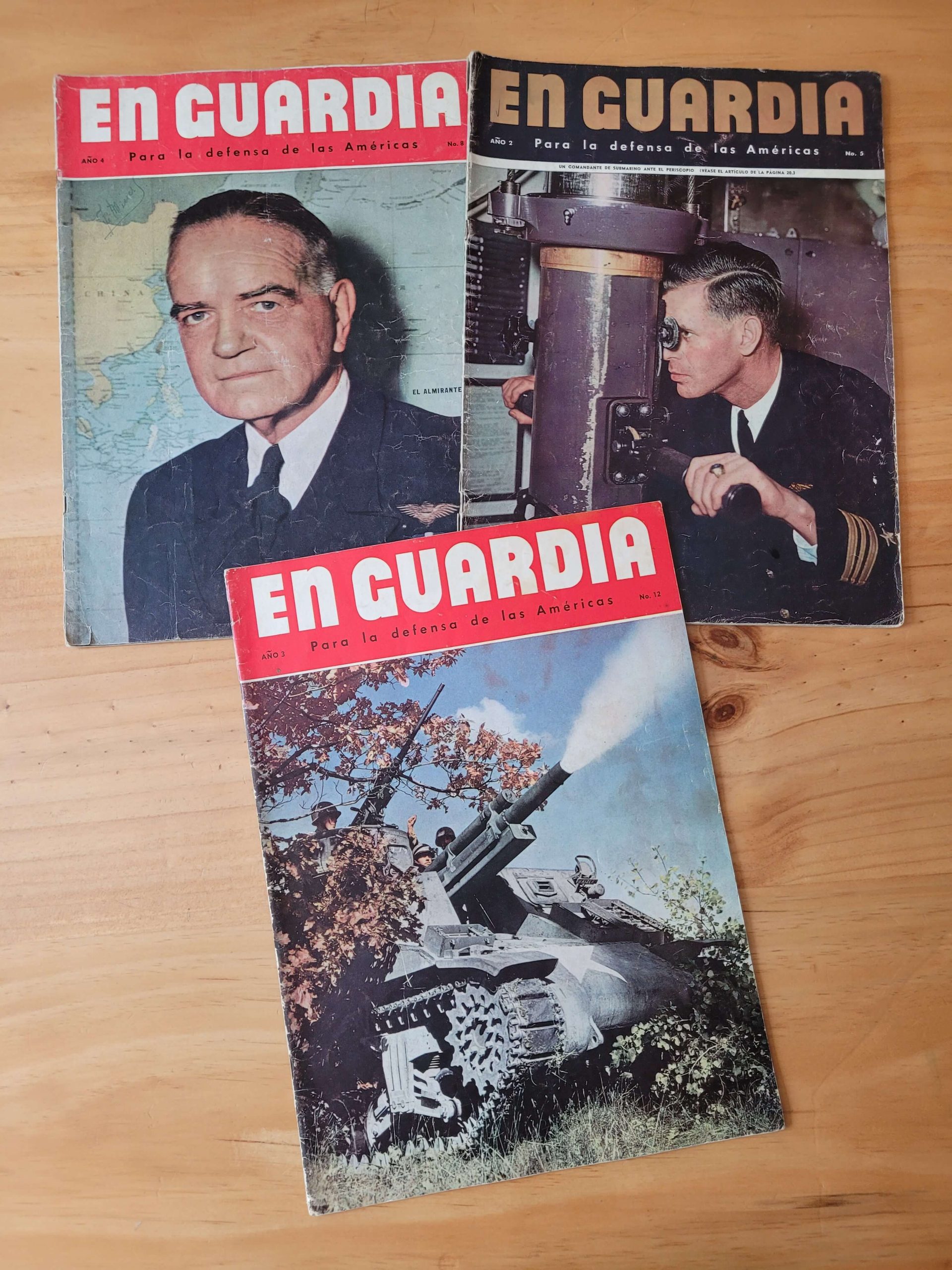 (1941 – 1943) Revista EN GUARDIA, por la defensa de América