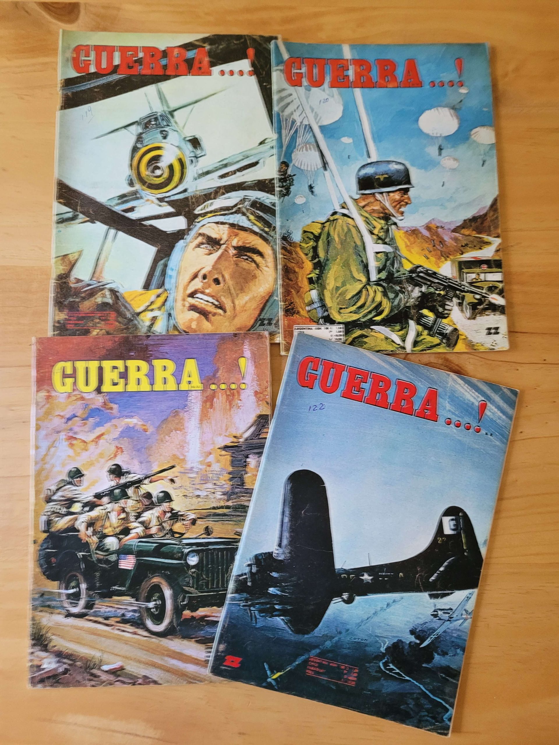 Pack revista GUERRA… años (x4)