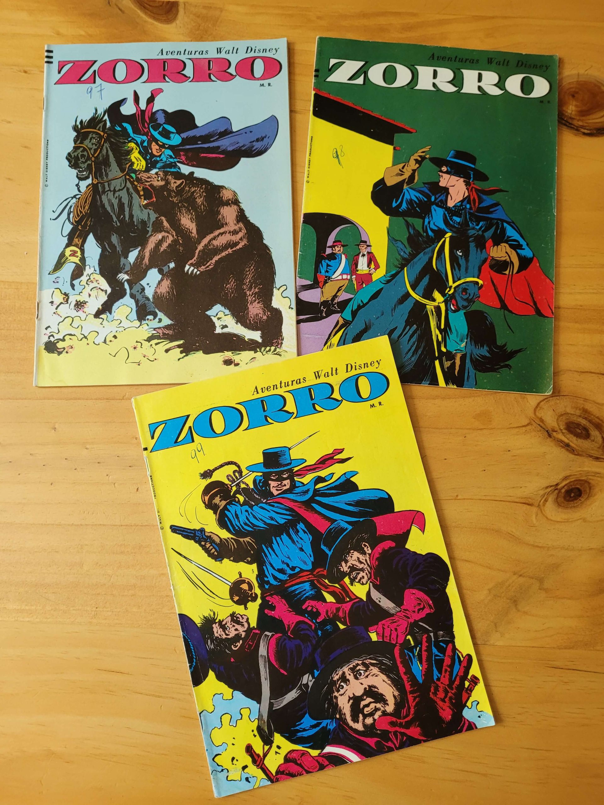 Pack revista EL ZORRO años 60s (x3)