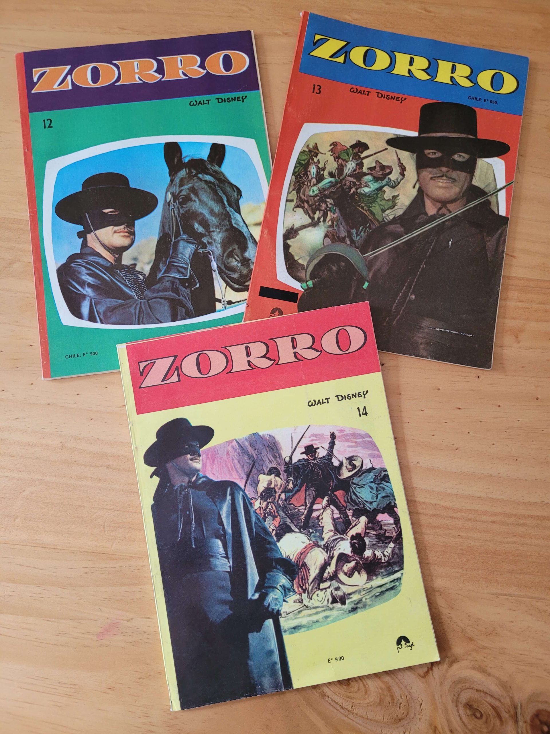 Pack revista EL ZORRO años 70s (x3)