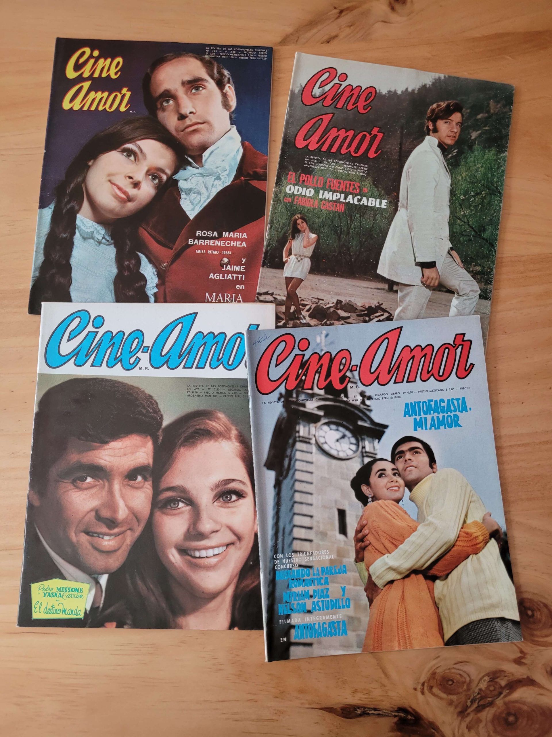 Pack CINE AMOR finales de los 60s (x4)