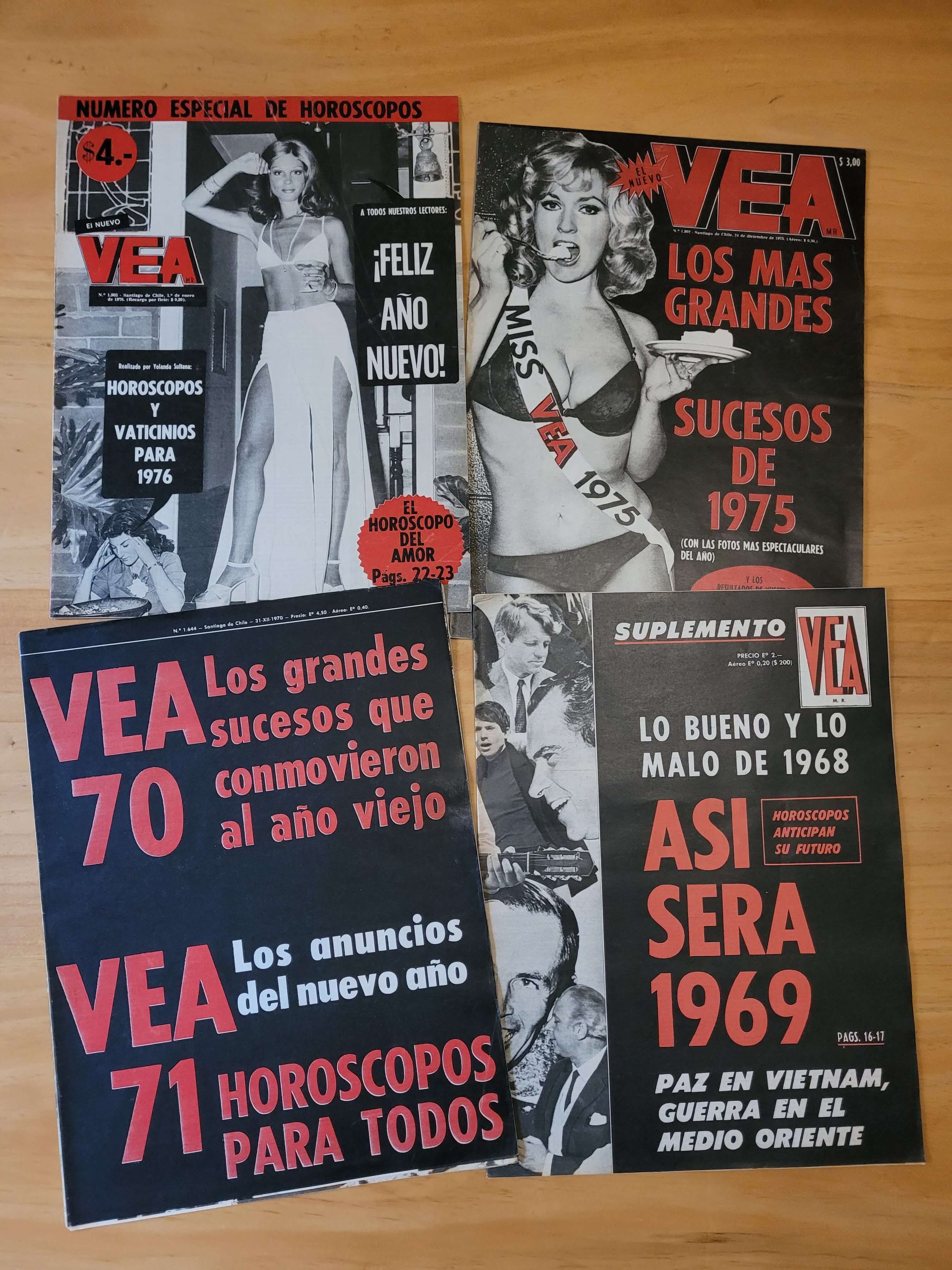 Pack revista VEA -Especiales de año nuevo- (x4)