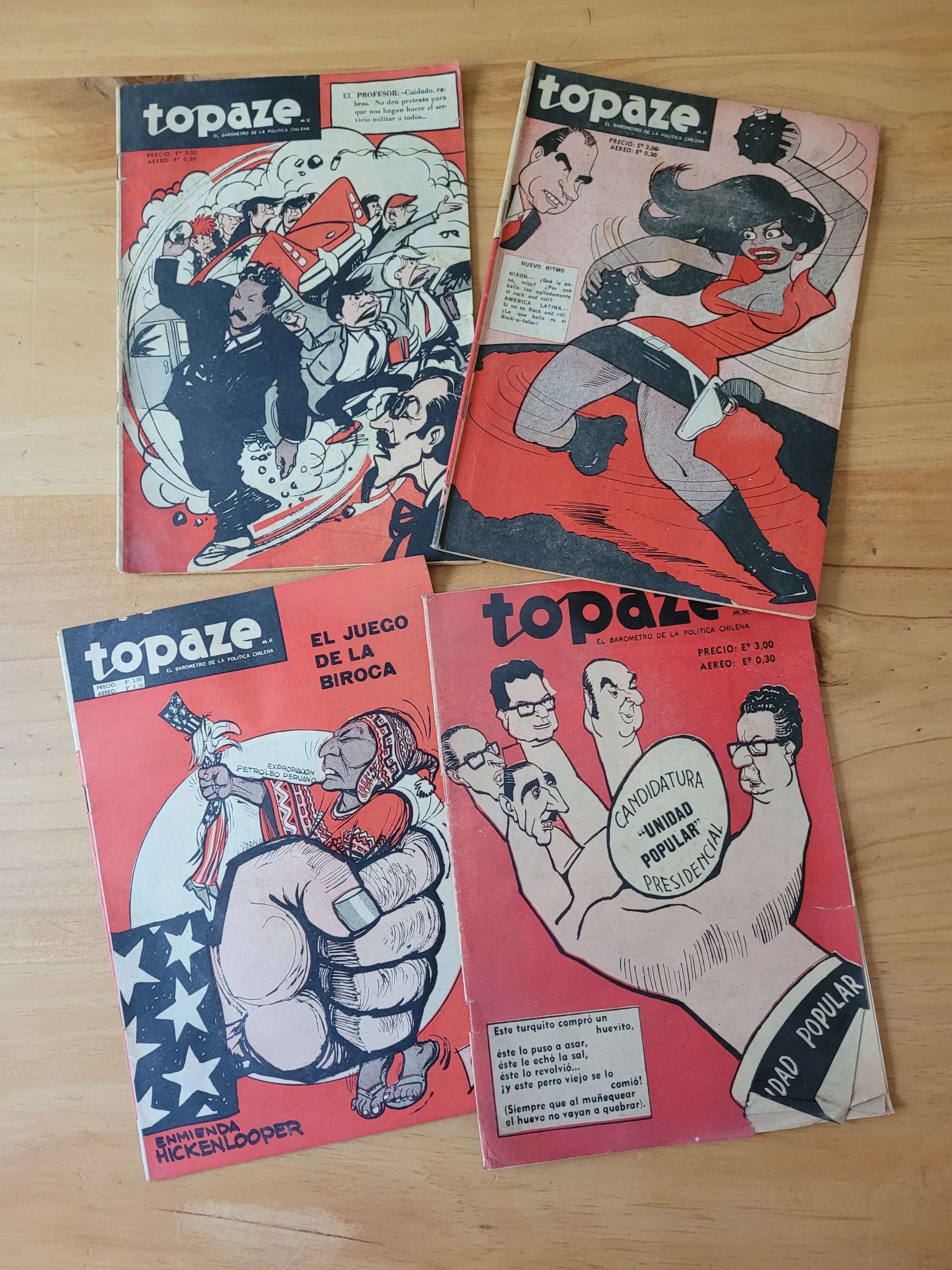 Pack revista TOPAZE año 1969 (x4)