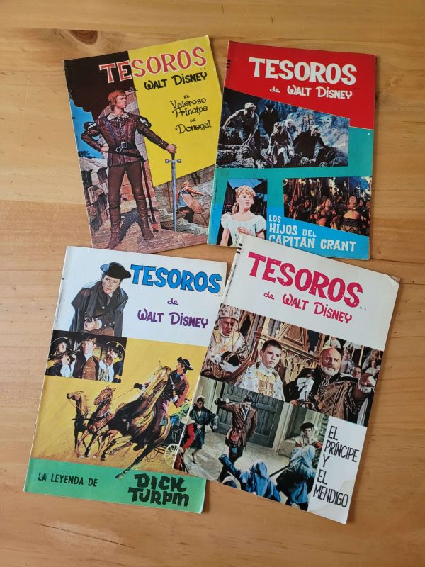 Pack TESOROS Disney años 60s (x4)