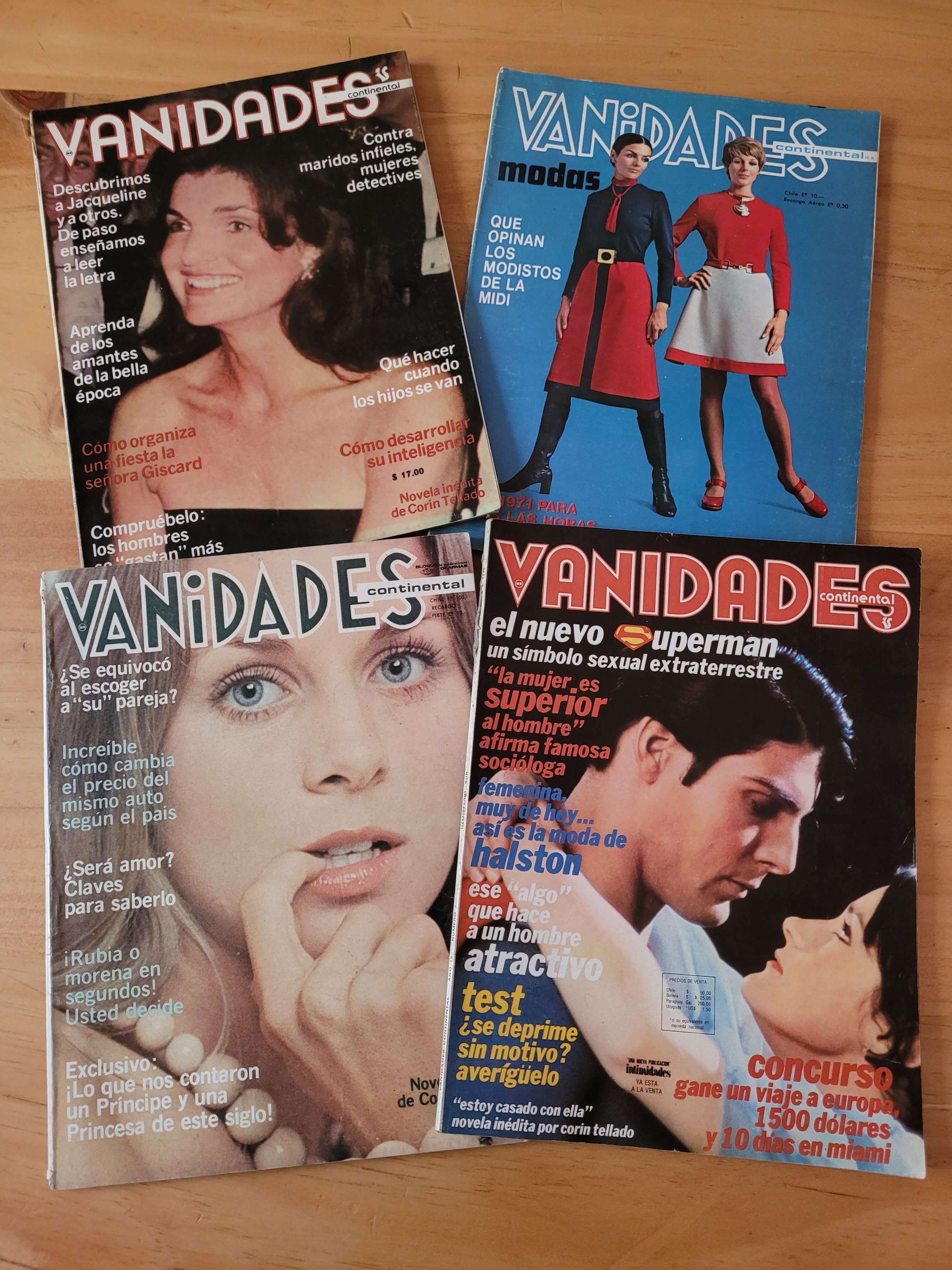 Pack VANIDADES años 70s (x4)