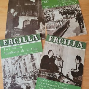 Pack ERCILLA, años 60s -Gobierno Frei Montalva- (x4)