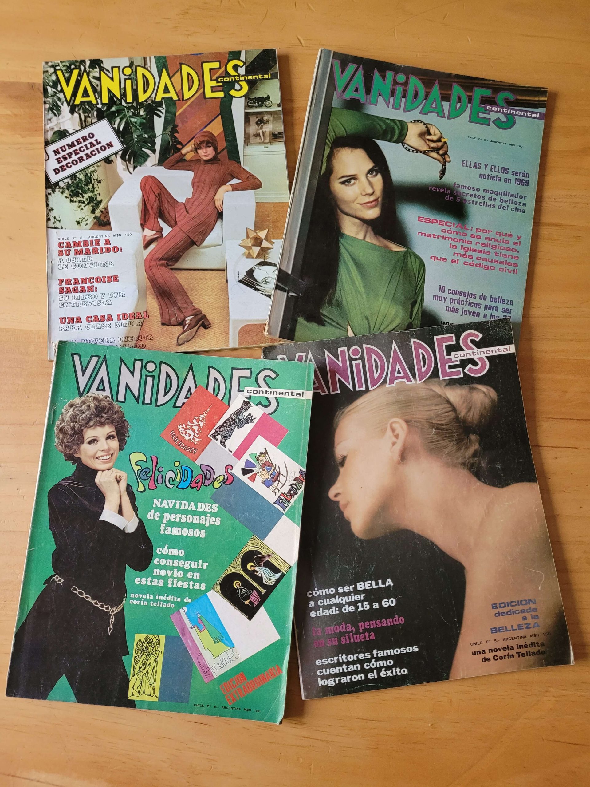 Pack VANIDADES años 60s (x4)