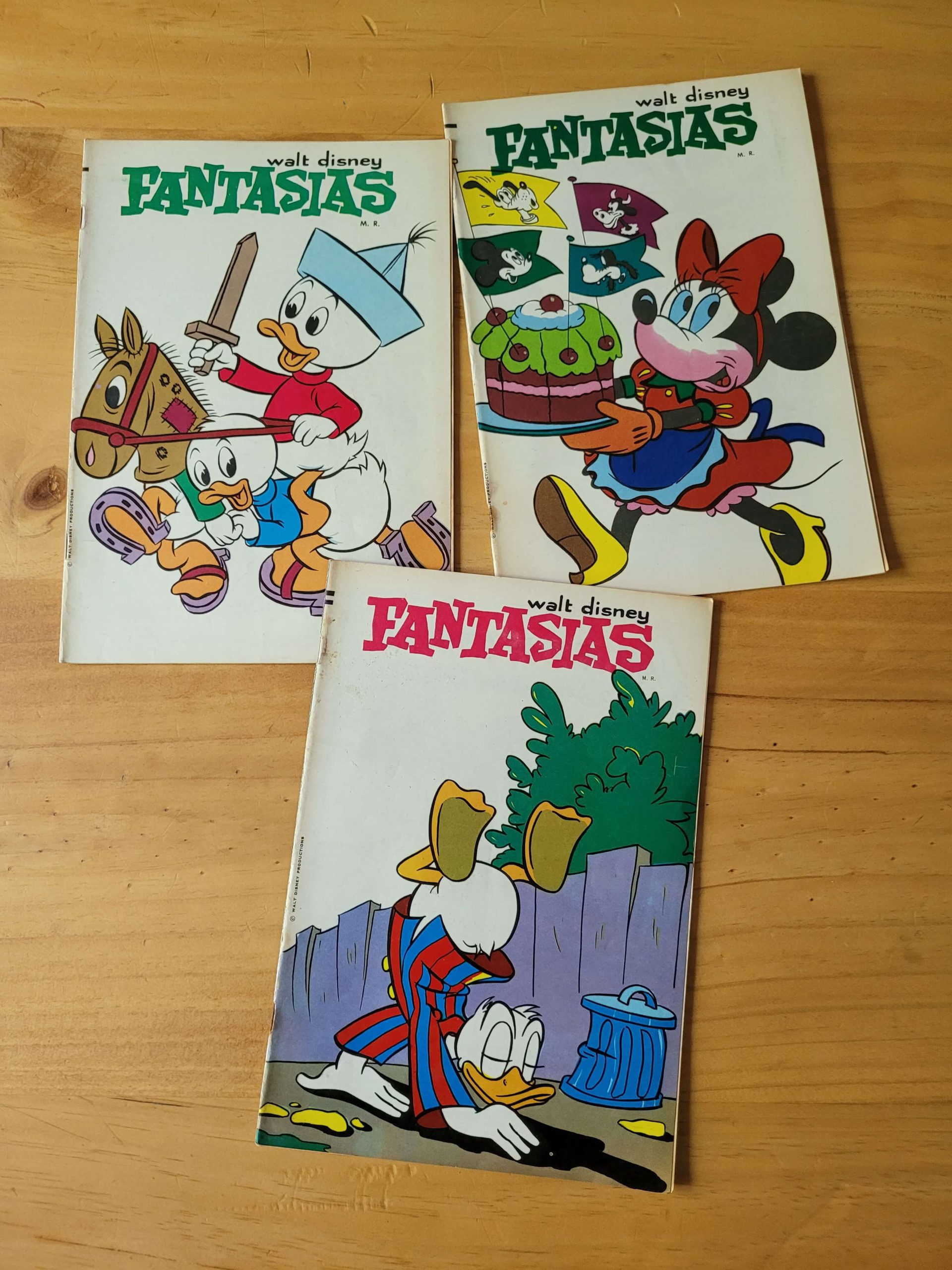 Pack FANTASIAS de Walt Disney, años 60s (x4)