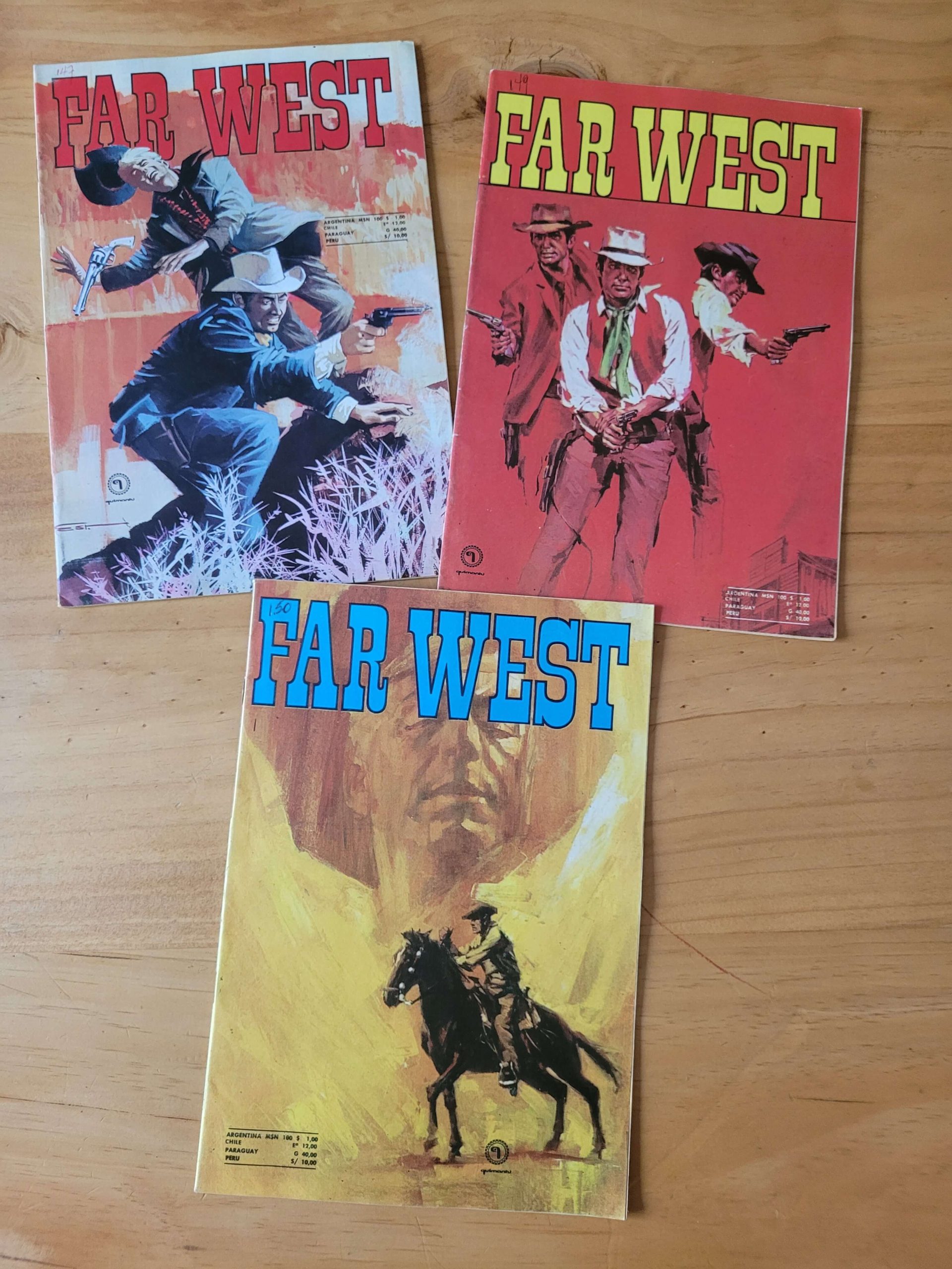 Pack revista FAR-WEST -Quimantú- (x3)