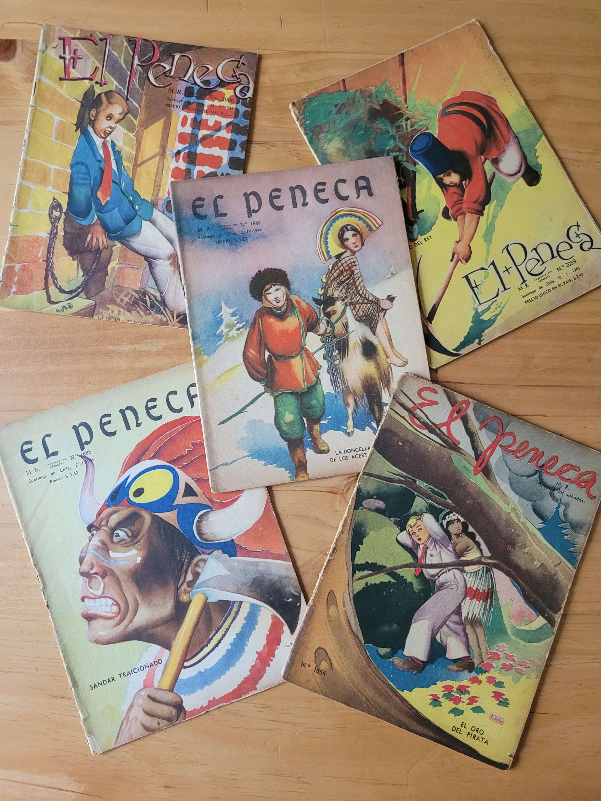 Pack revista EL PENECA, años 40s (x5)