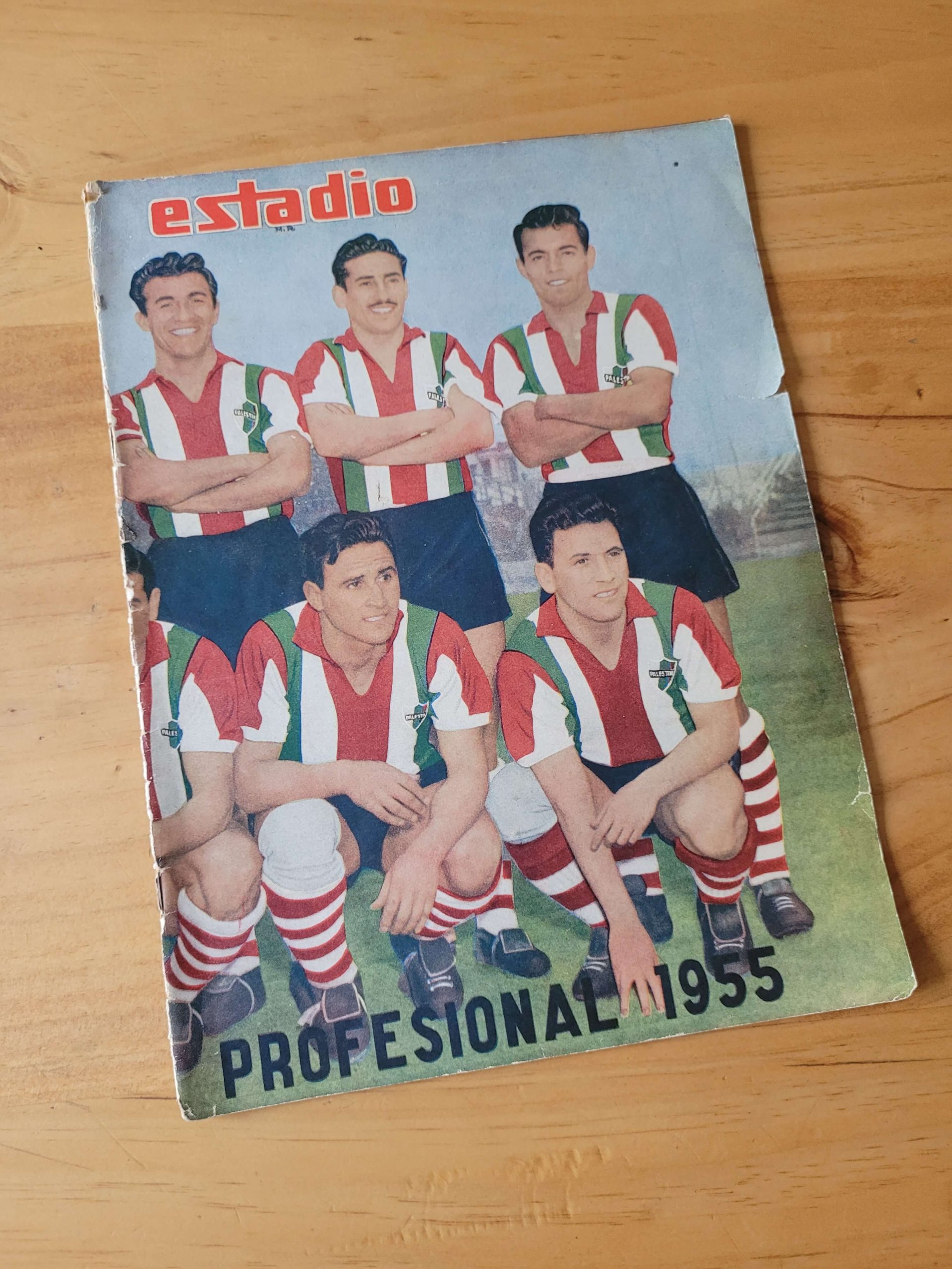 (1955) ESTADIO portada Palestino campeón 1955