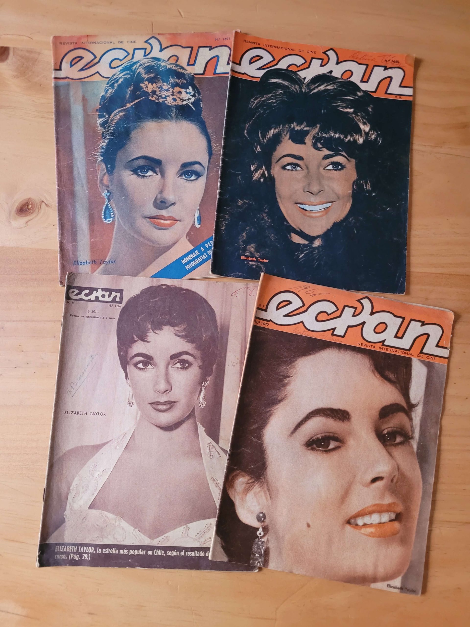 Pack ECRAN -Elizabeth Taylor- 60s (x4)